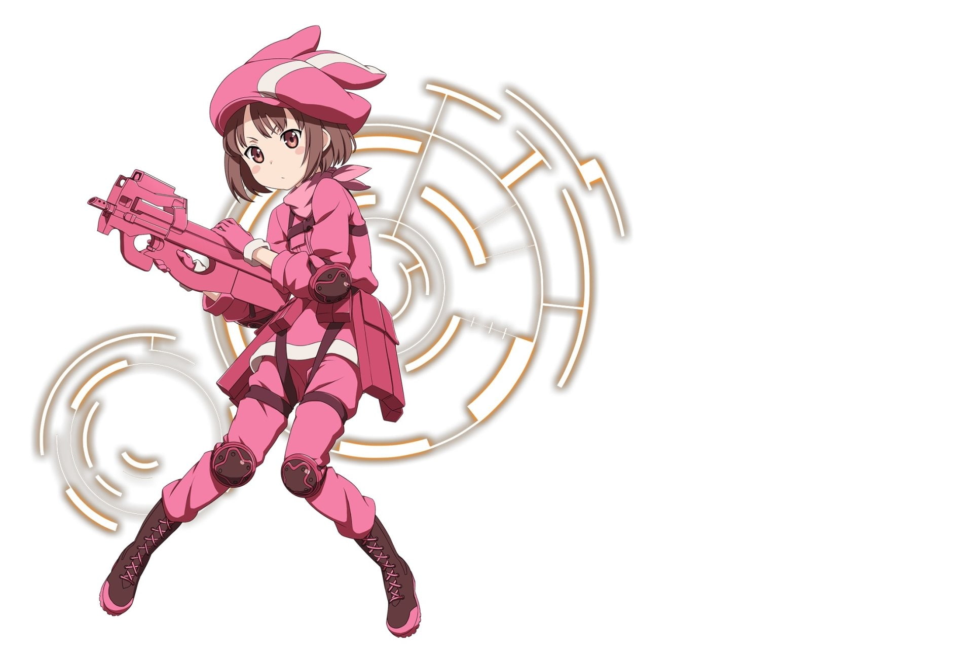 Sword Art Online, Sword Art Online Alternative: Gun Gale Online, 1080P, Karen Kohiruimaki, LLENN (Sword Art Online), HD Wallpaper