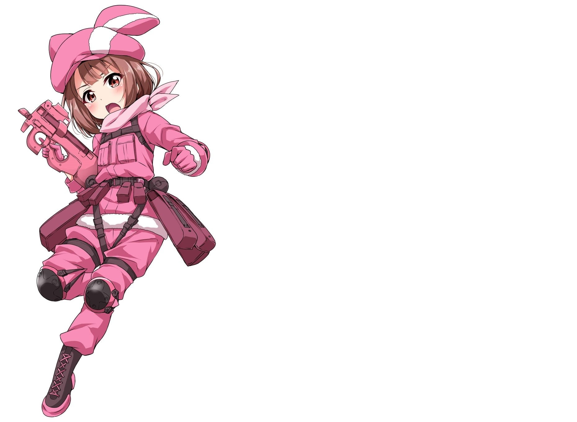 Karen Kohiruimaki, Sword Art Online, LLENN (Sword Art Online), 720P, Sword Art Online Alternative: Gun Gale Online, HD Wallpaper