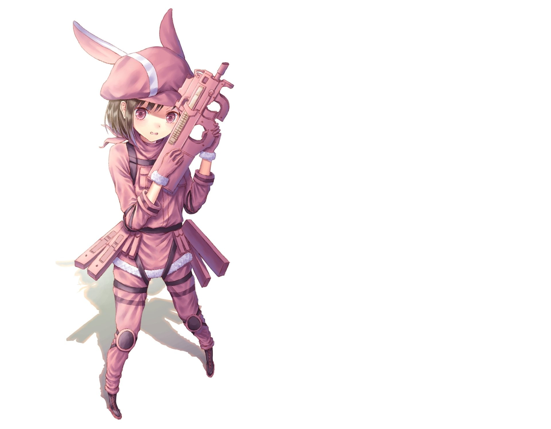 1080P, LLENN (Sword Art Online), Sword Art Online, Karen Kohiruimaki, Sword Art Online Alternative: Gun Gale Online, HD Wallpaper