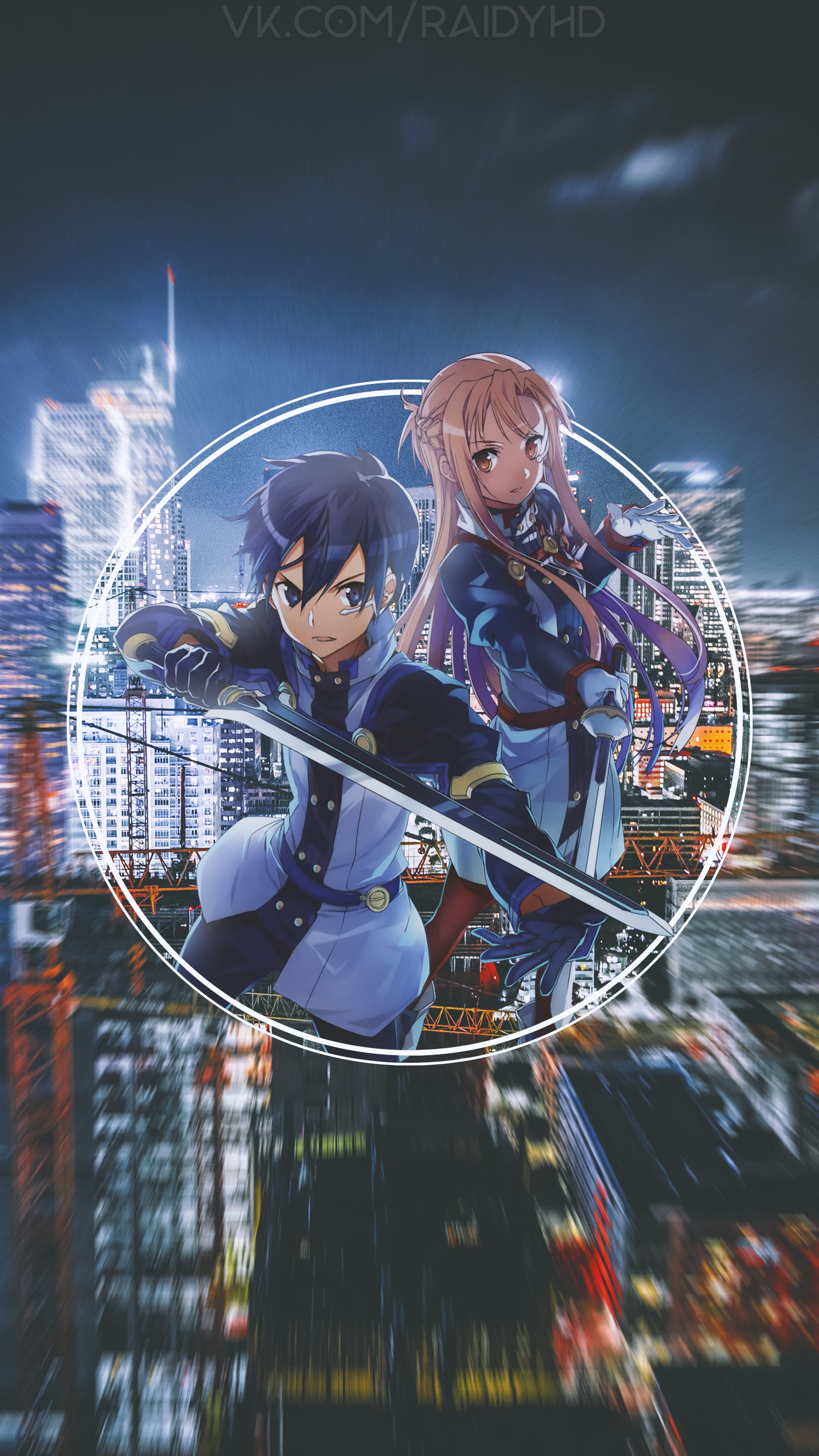anime, SwordArtOnline, anime girls, picture-in-picture, 4K, Phone HD Wallpaper