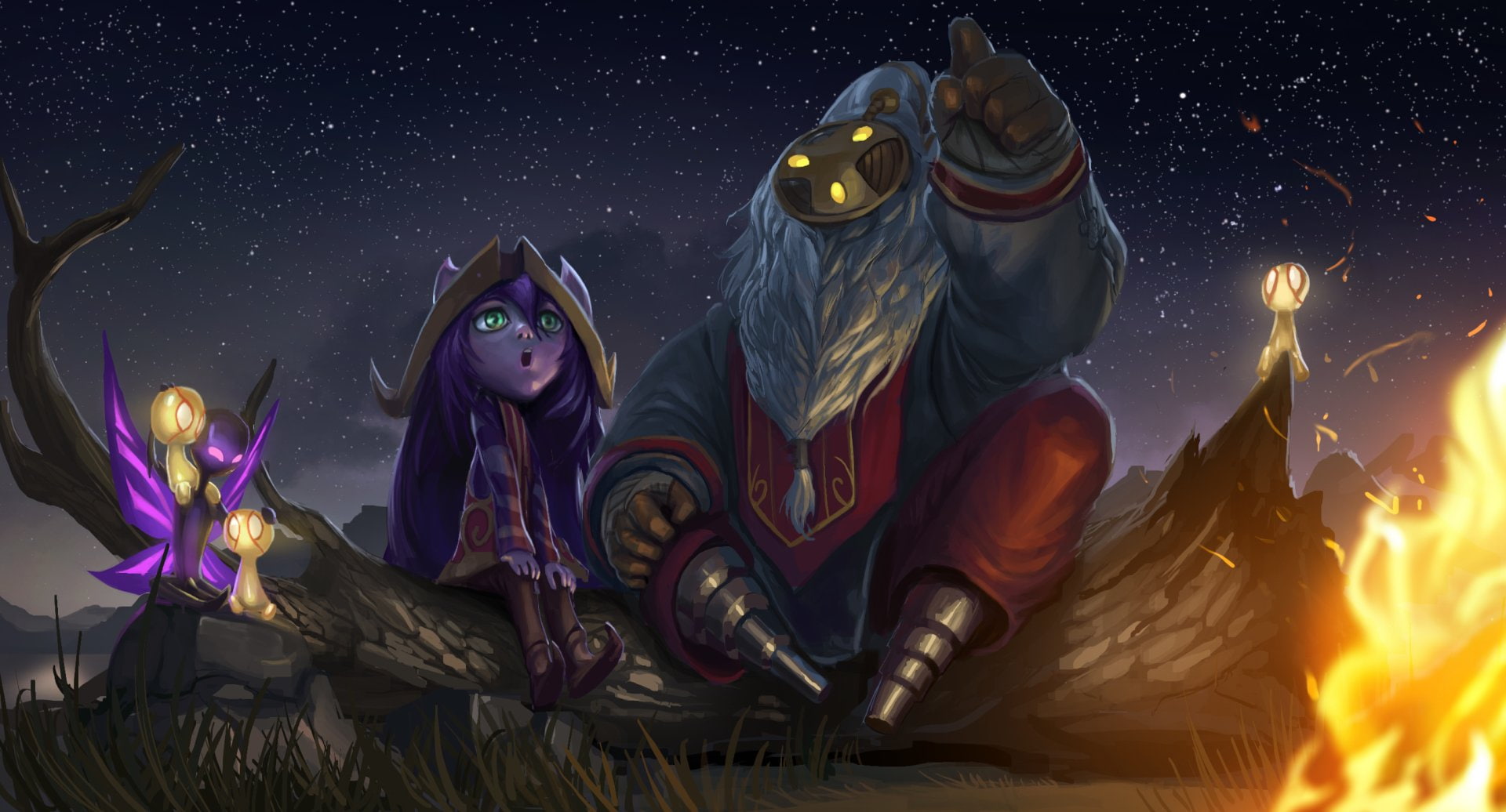 League Of Legends, 1080P, Lulu (League Of Legends), Bard (League of Legends), Video Game, HD Wallpaper