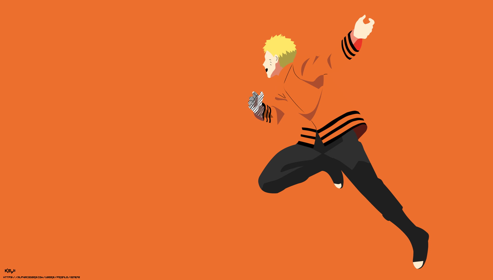 Boruto (Anime), Minimalist, Boy, Anime, Naruto Uzumaki, Hokage (Naruto), Boruto, 1080P, HD Wallpaper