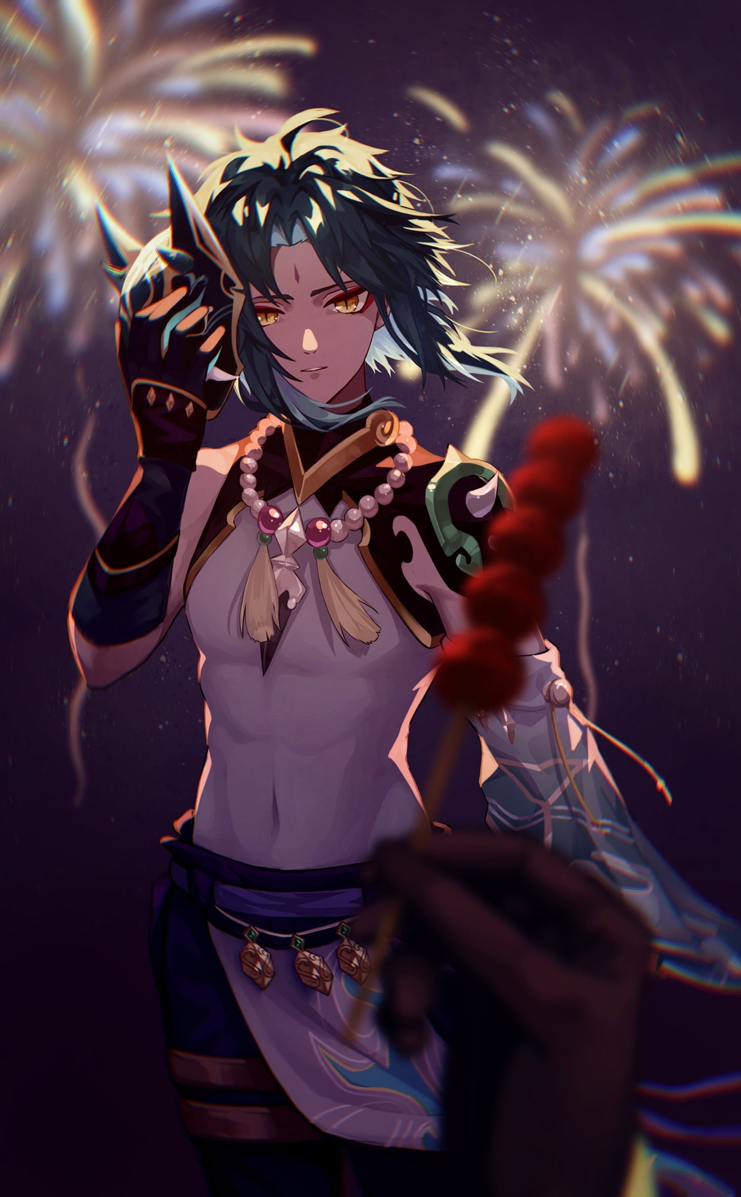 Xiao(Genshin Impact), Genshin Impact, 1080P, anime boys, Phone HD Wallpaper