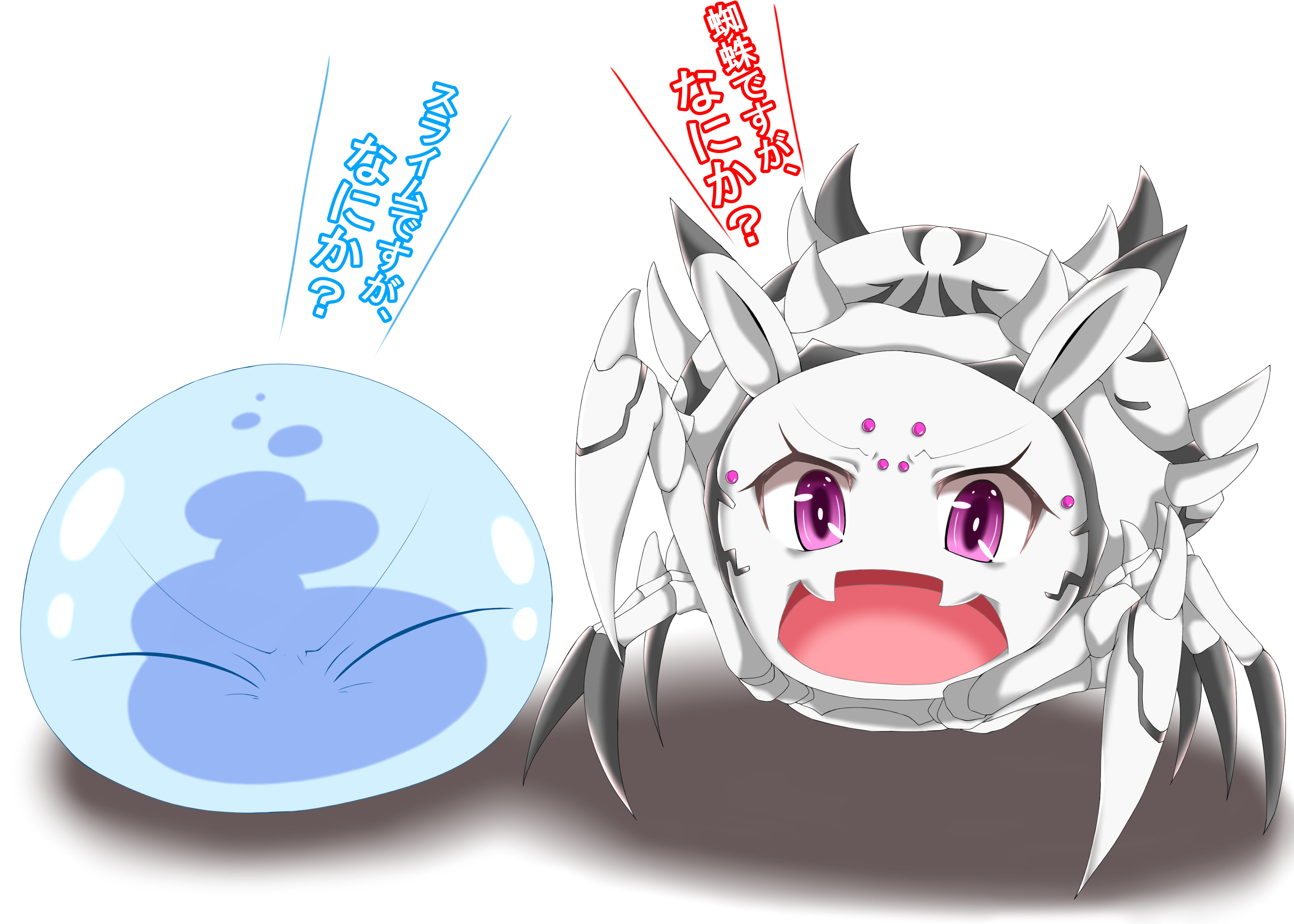 #kumoko, 4K, That Time I Got Reincarnated as a Slime, rimuru tempest, #so i am a spider,so what, HD Wallpaper