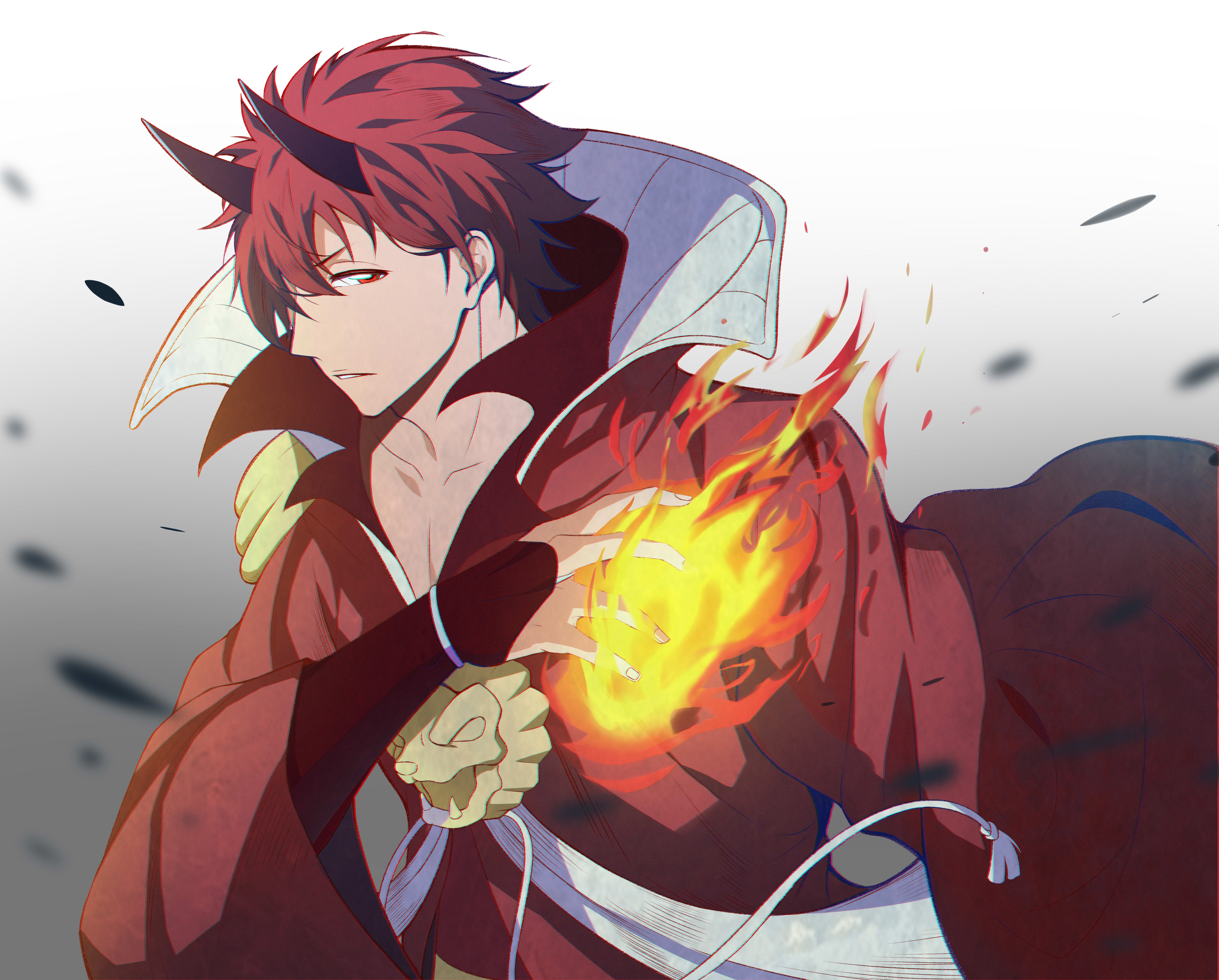 Anime, Benimaru (That Time I Got Reincarnated as a Slime), That Time I Got Reincarnated as a Slime, 5K, HD Wallpaper