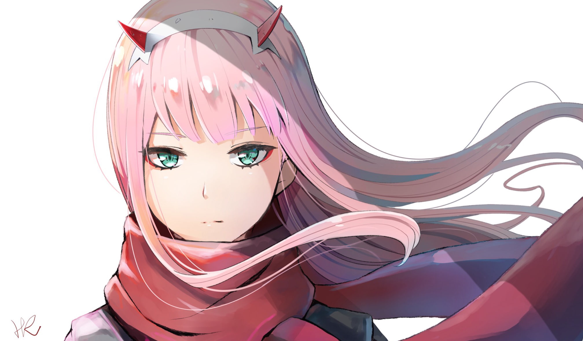 1080P, Darling in the FranXX, Anime, Zero Two (Darling in the FranXX), HD Wallpaper