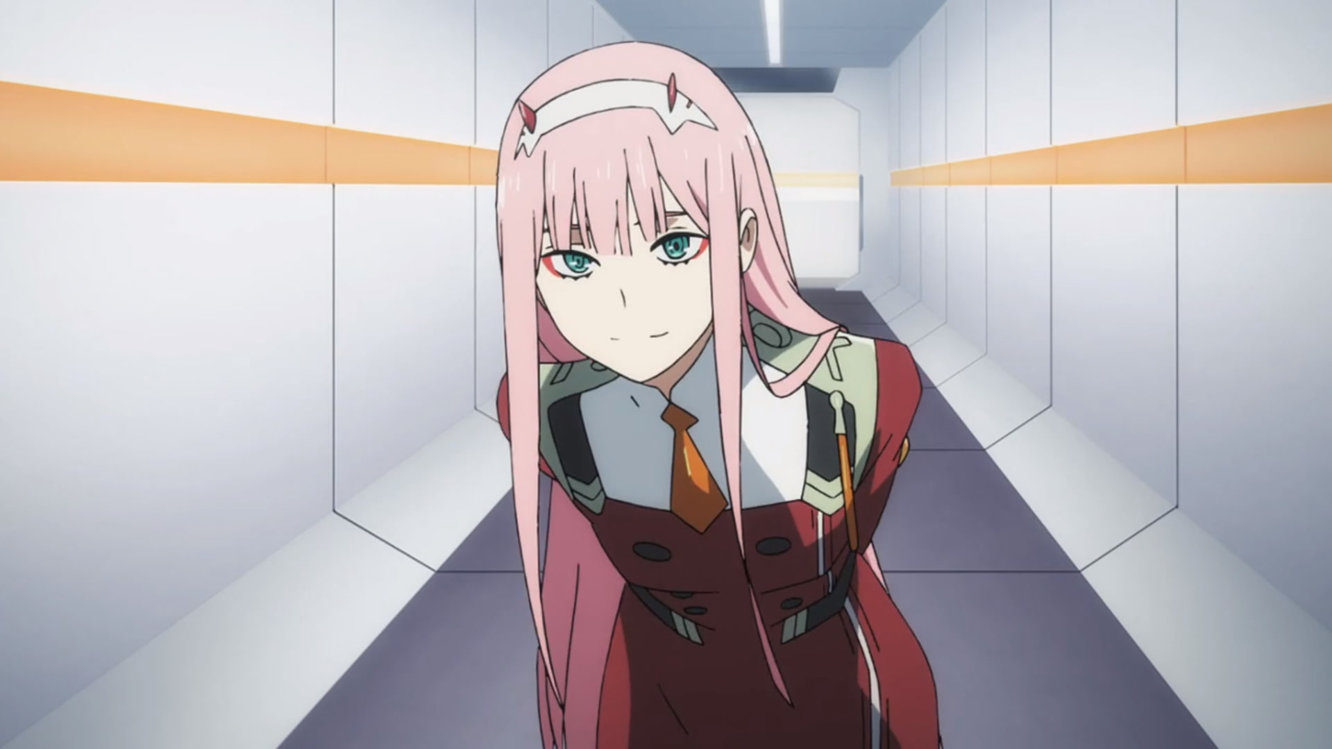 720P, Zero Two (Darling in the FranXX), Darling in the FranXX, Anime, HD Wallpaper