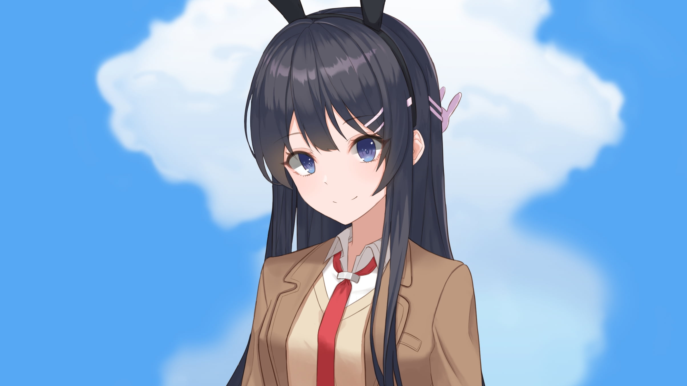 Mai Sakurajima, Anime, Seishun Buta Yarou wa Bunny Girl Senpai no Yume wo Minai, 1080P, HD Wallpaper