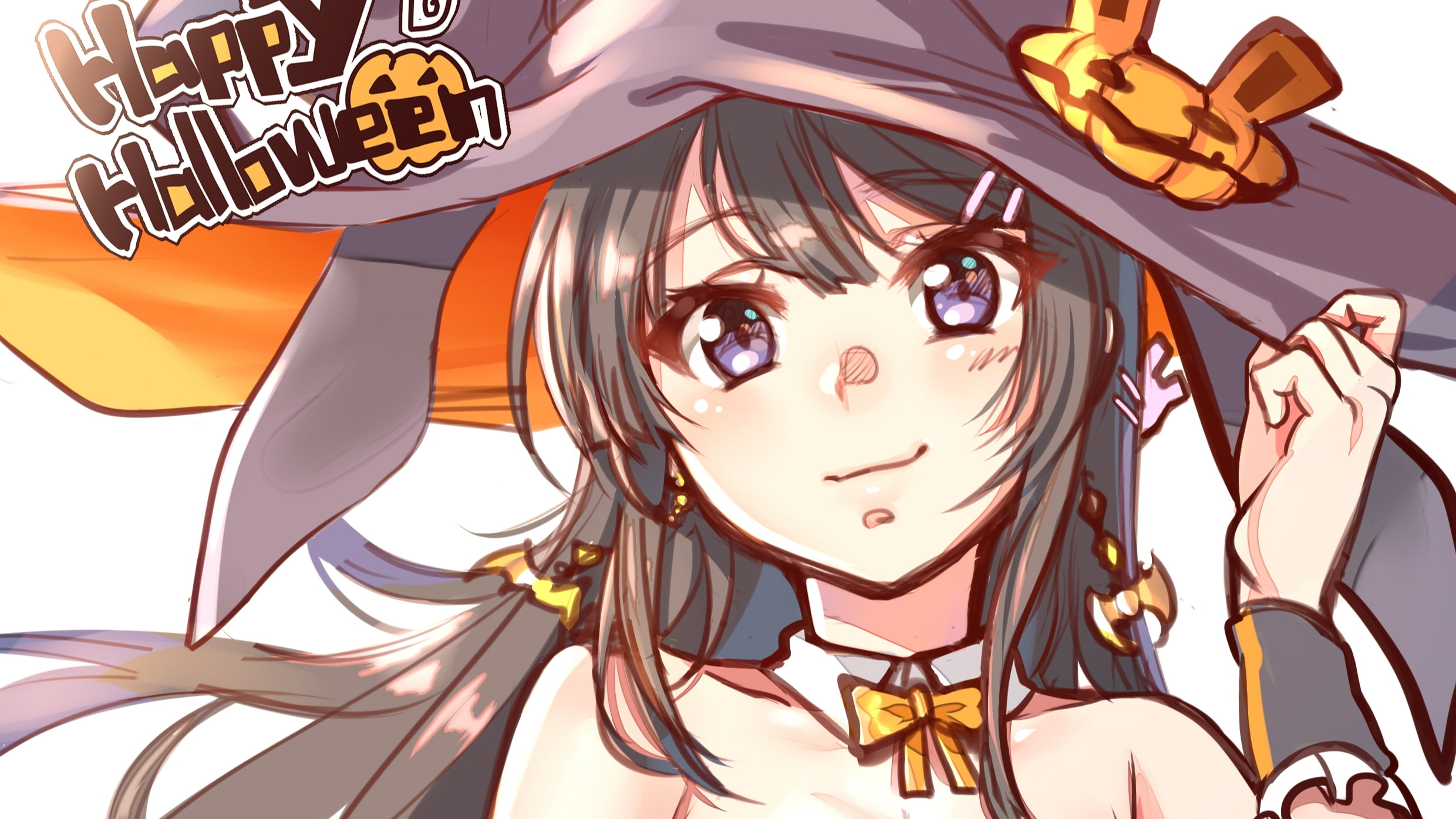 Halloween, Anime, Mai Sakurajima, 1080P, Seishun Buta Yarou wa Bunny Girl Senpai no Yume wo Minai, HD Wallpaper
