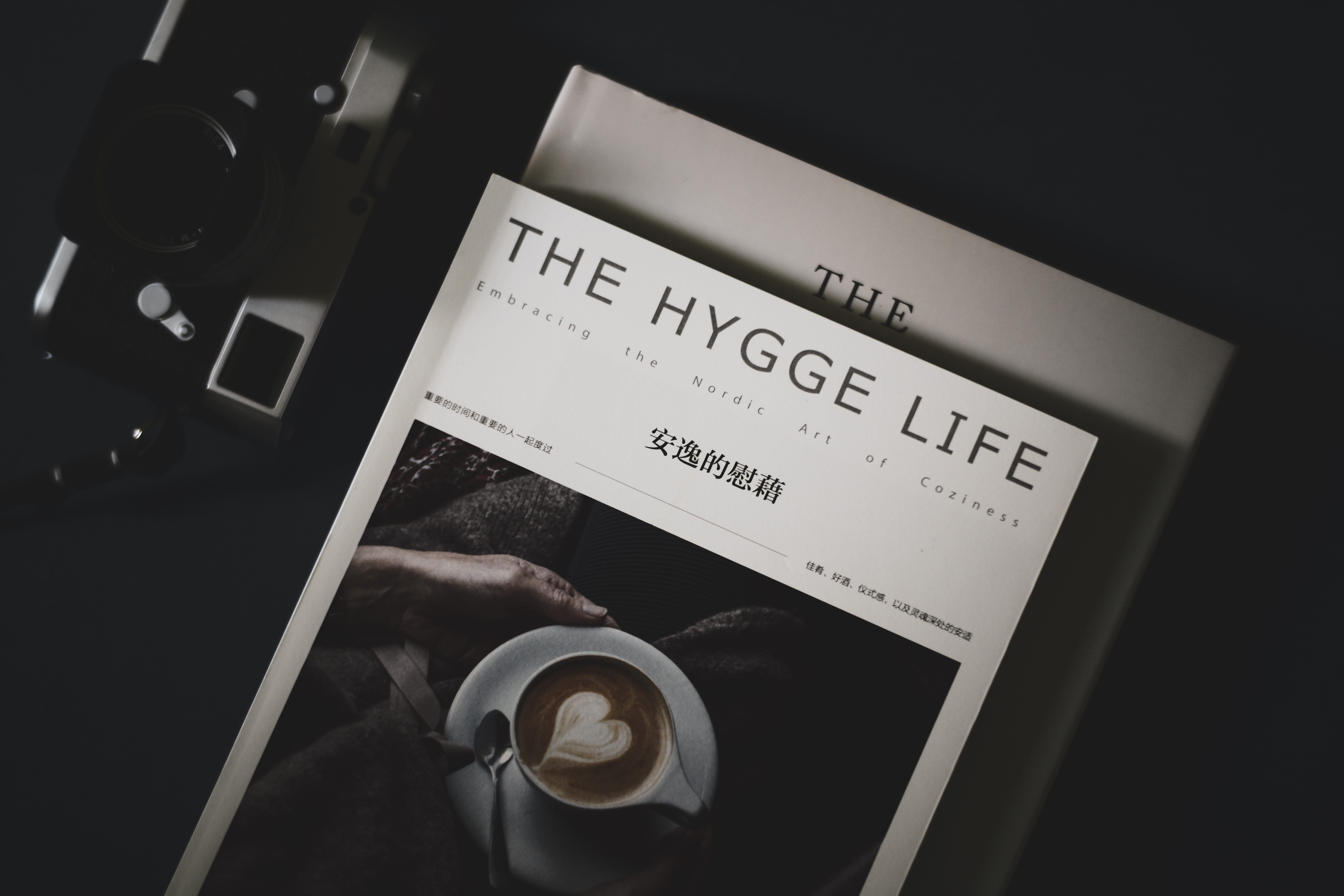books, picture, backgrounds, symbol, camera, camera - Photographic Equipment, paper, table, black Color, 5K, book, print, image, magazine, title, two, HD Wallpaper