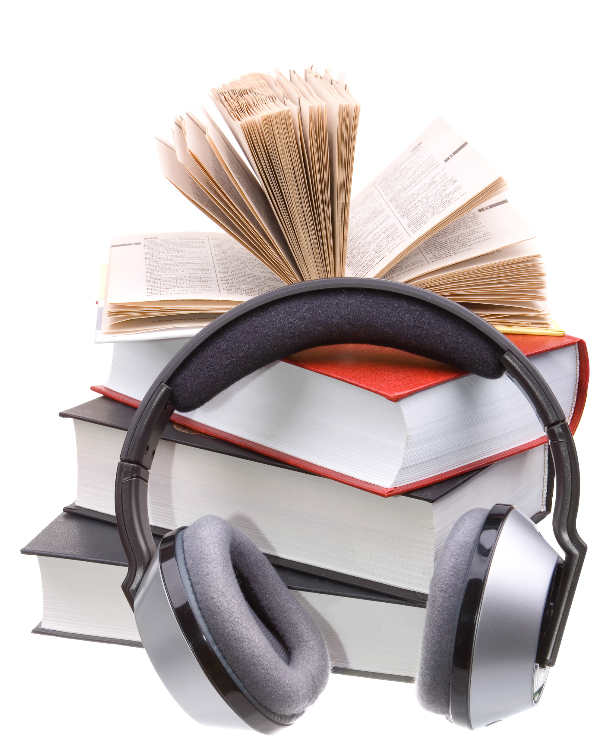 literature, earphone, training, personal accessory, hardcover, no people, pile, 1080P, white background, musical, listen, table, sound, group, studio shot, Phone HD Wallpaper