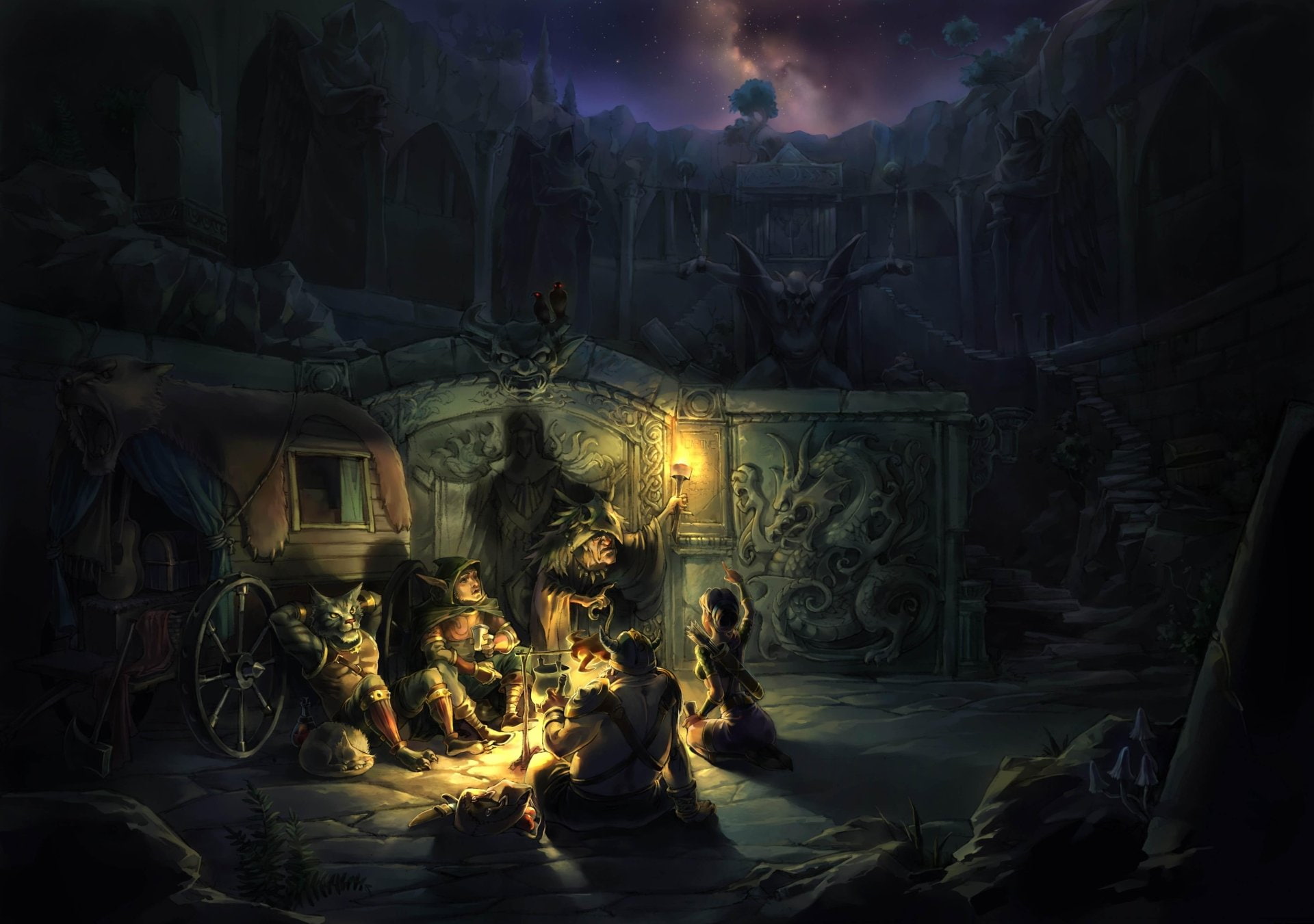 Storyteller, Fantasy, People, 1080P, HD Wallpaper