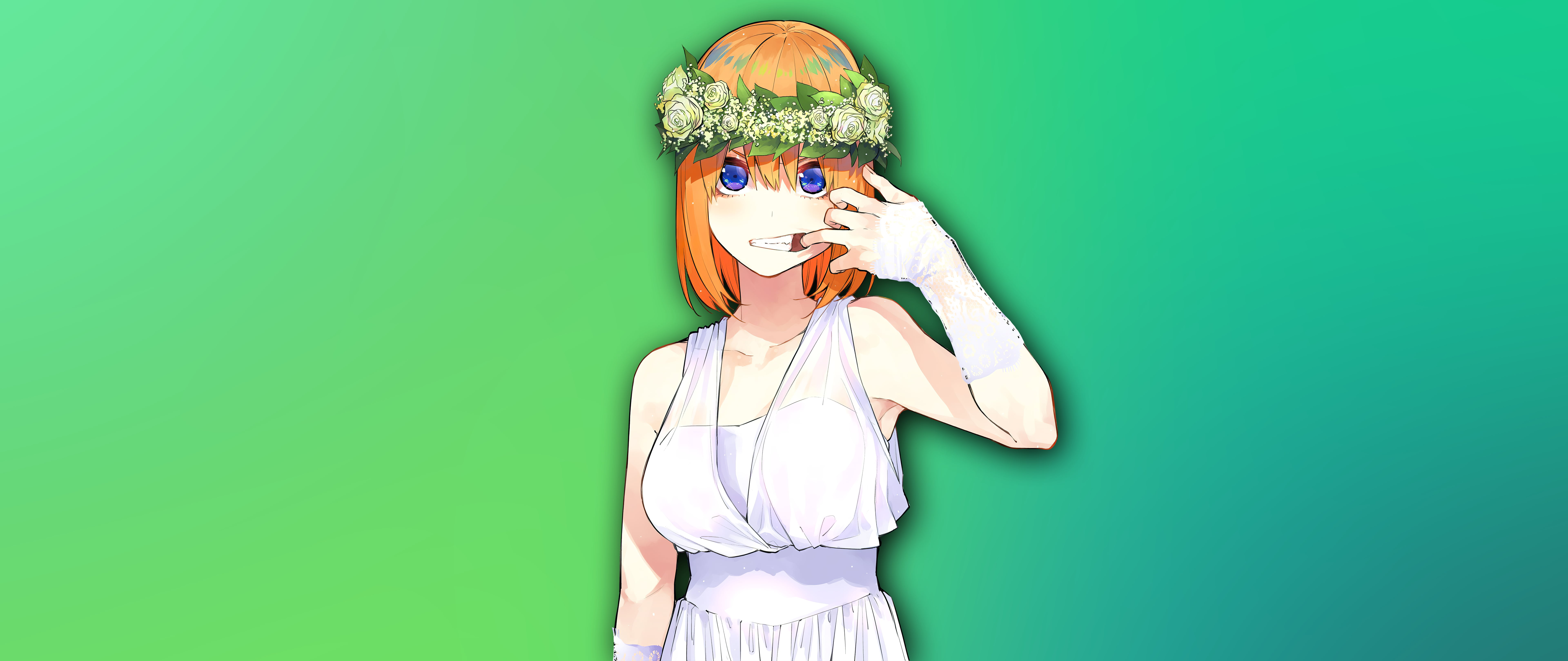 5-Toubun no Hanayome, The Quintessential Quintuplets, Yotsuba Nakano, Anime, 8K, HD Wallpaper