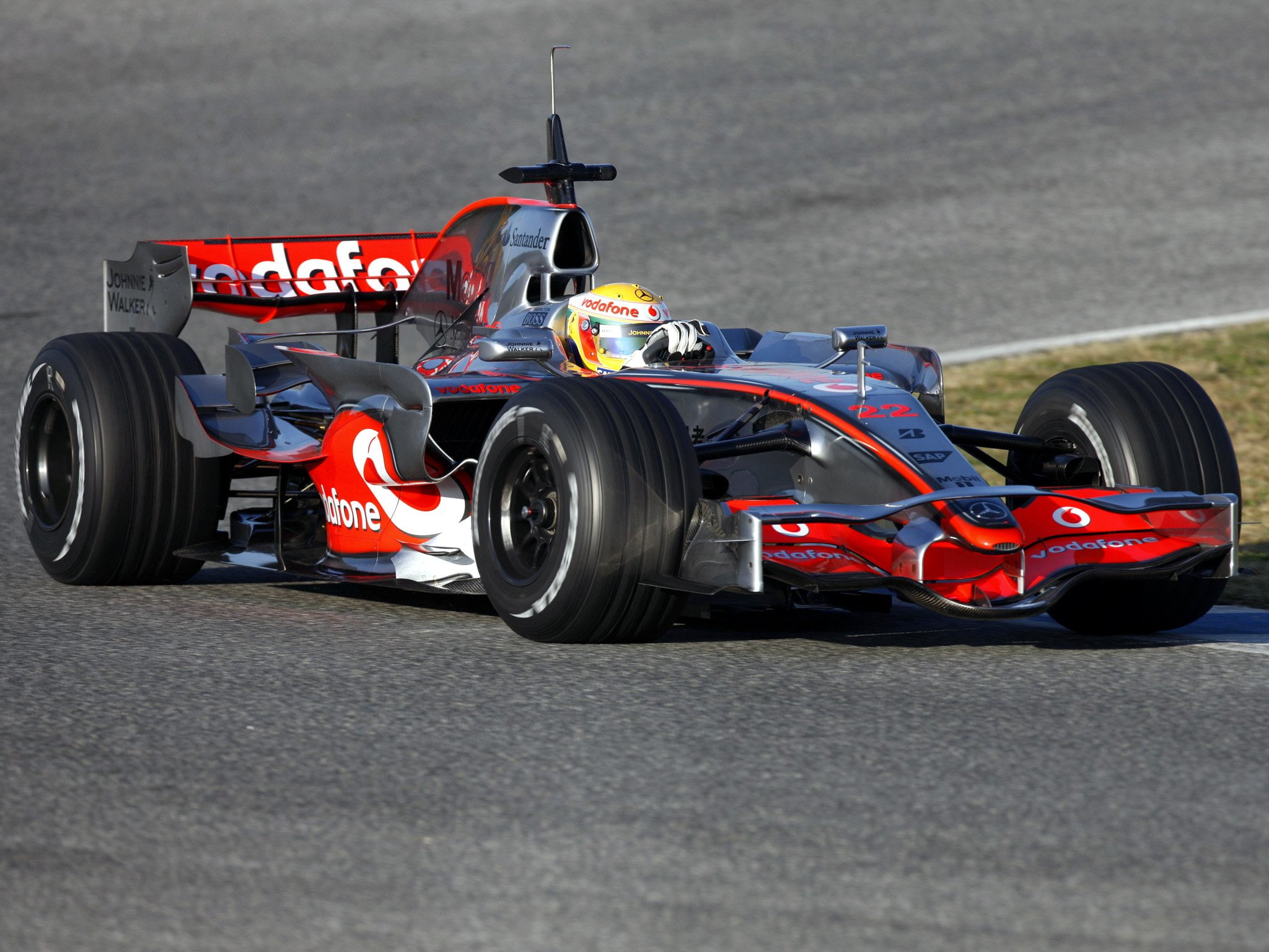 formula, 1080P, mclaren, mp4 23, racing, mercedes, benz, race, f 1, 2008, HD Wallpaper