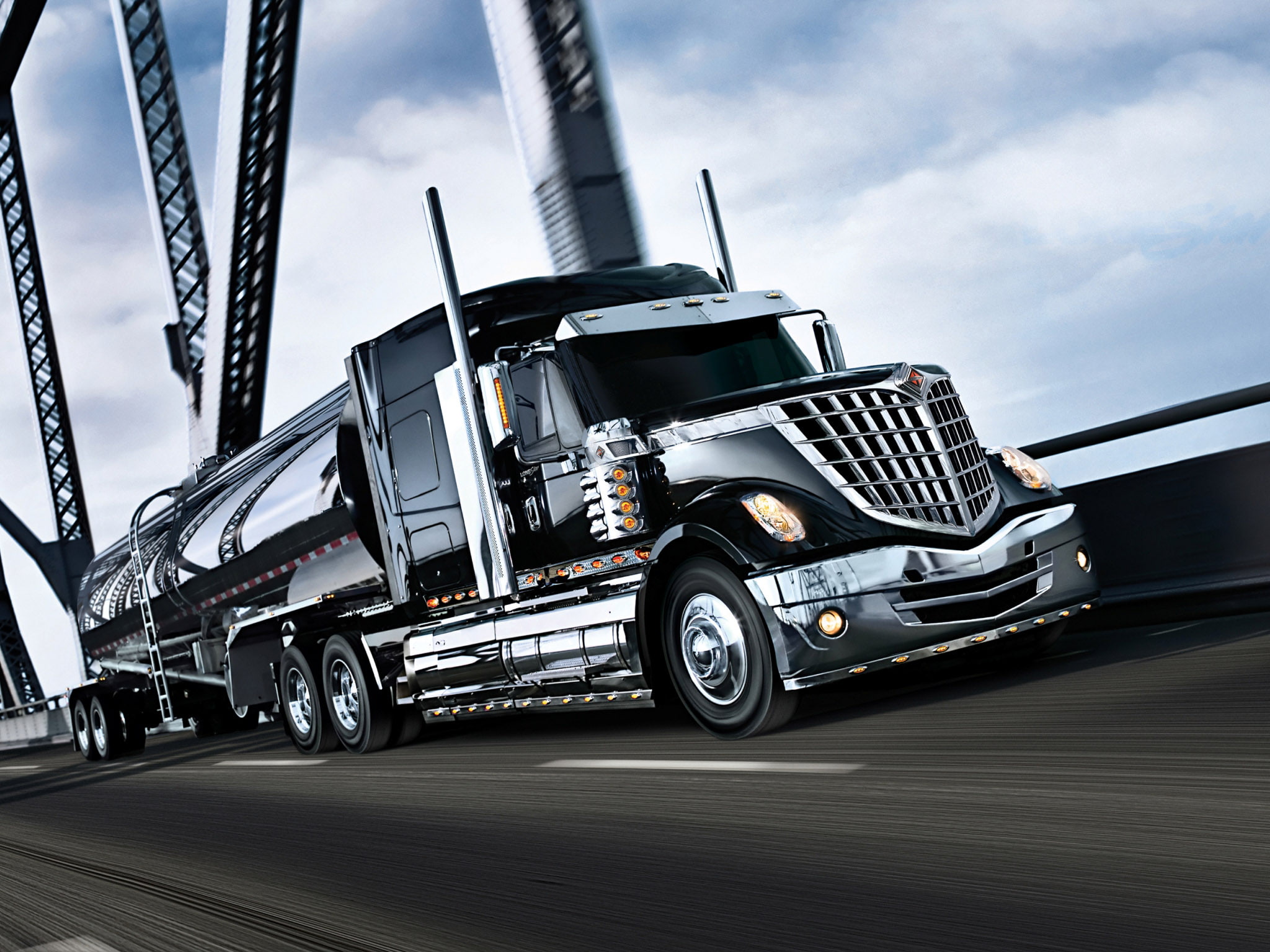 lonestar, transport, 1080P, 2008, tractor, international, semi, truck, HD Wallpaper