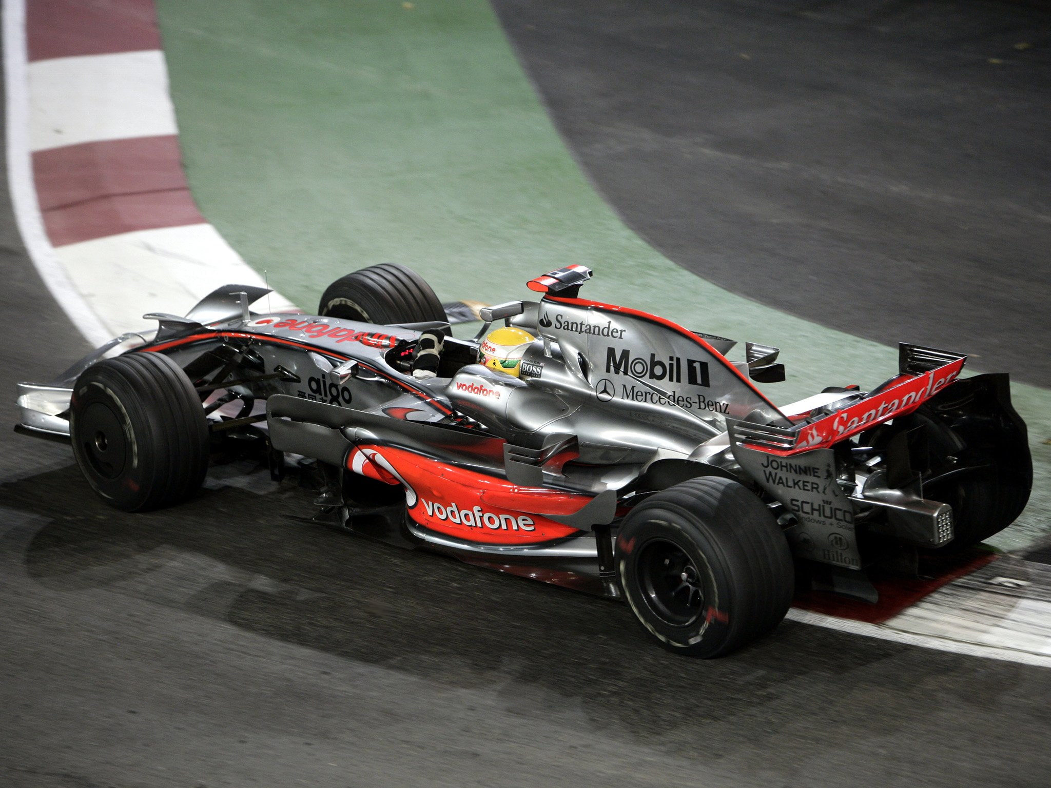 racing, mercedes, race, benz, f 1, 1080P, 2008, mp4 23, formula, mclaren, HD Wallpaper