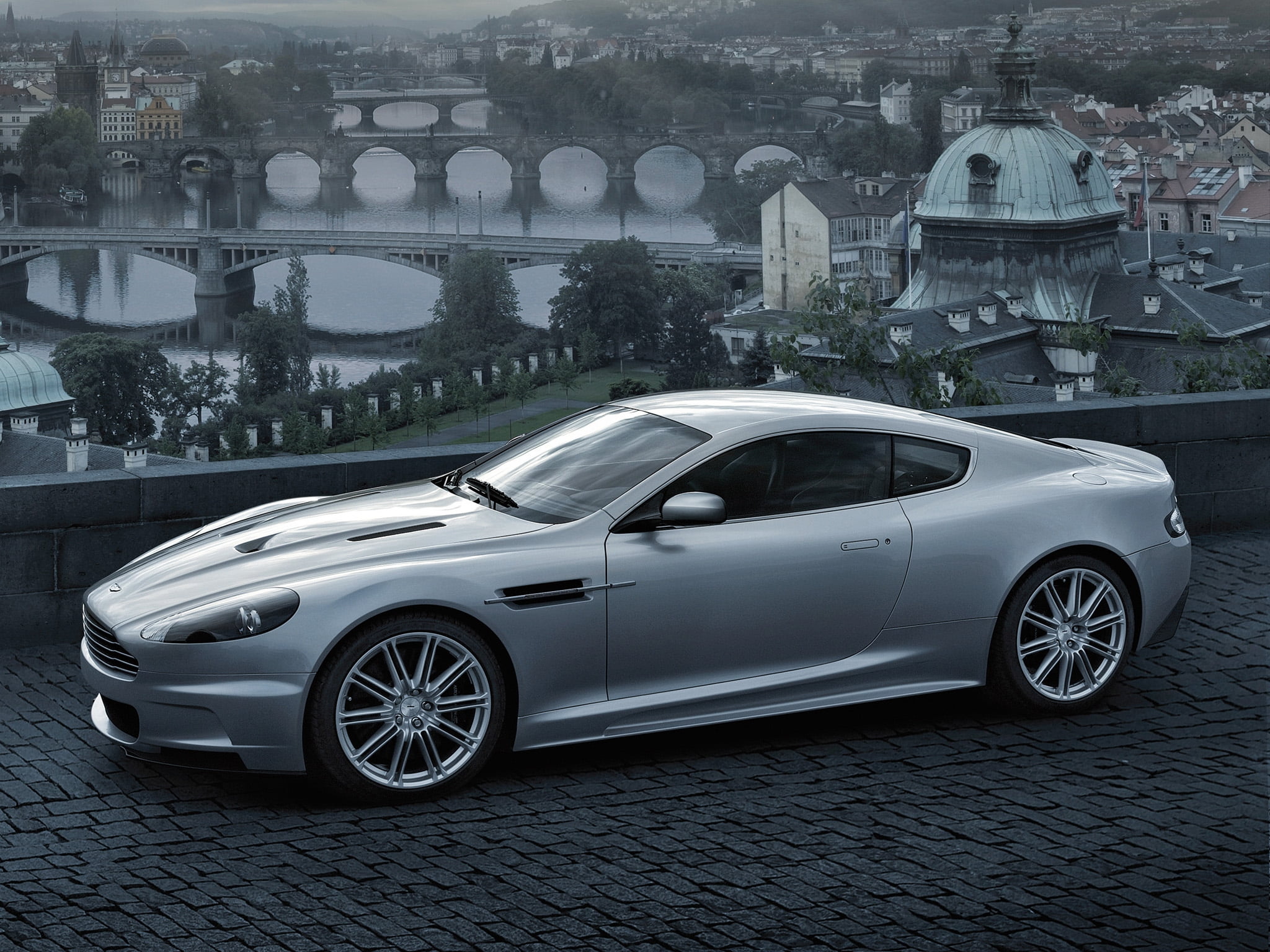 fuel and Power Generation, mode of transportation, no People, editorial, silver, wheel, side View, motor Vehicle, coupe, metal, 1080P, building exterior, HD Wallpaper