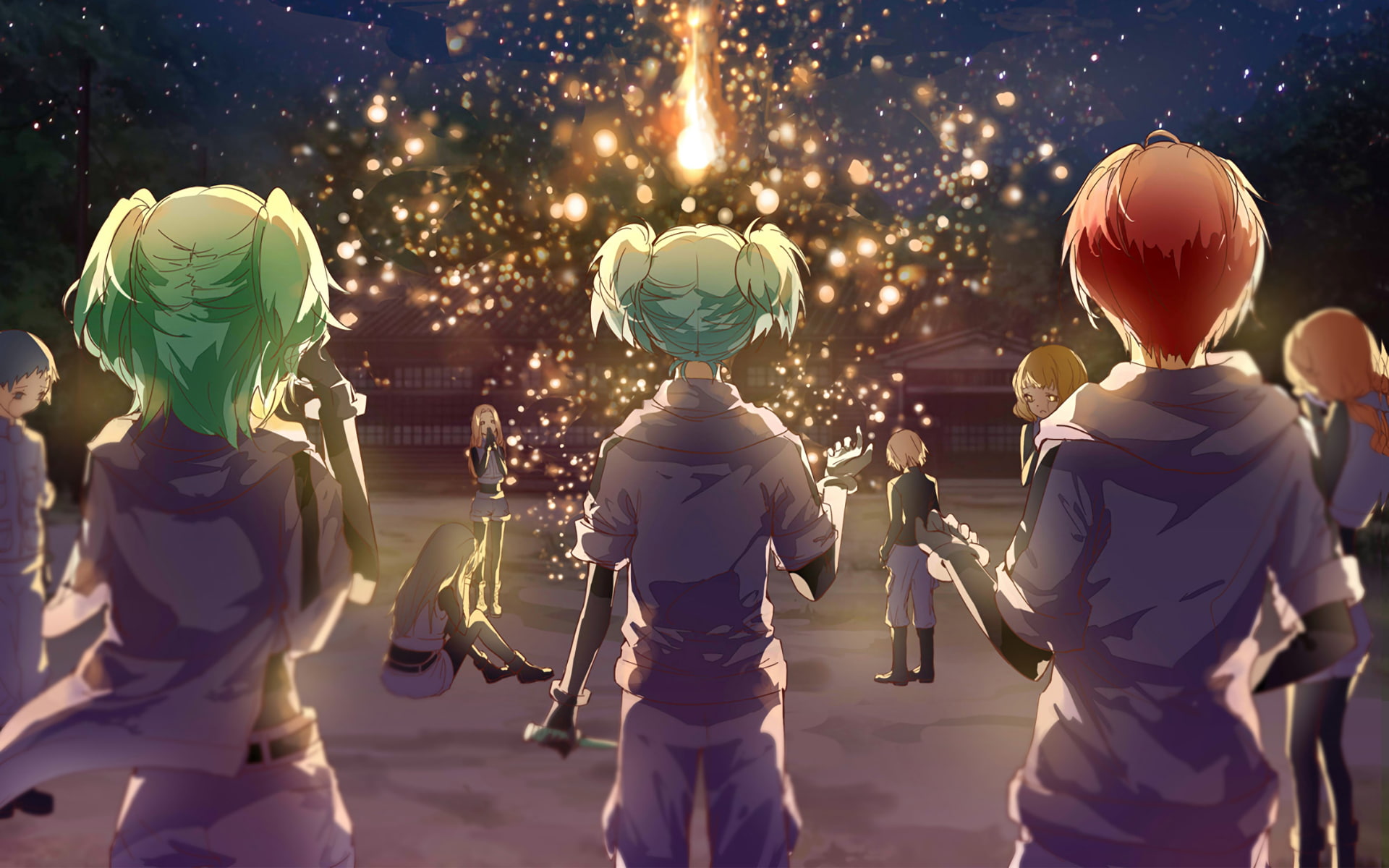 Kayano Kaede, 1080P, Shiota Nagisa, Ansatsu Kyoushitsu, Karma Akabane, HD Wallpaper