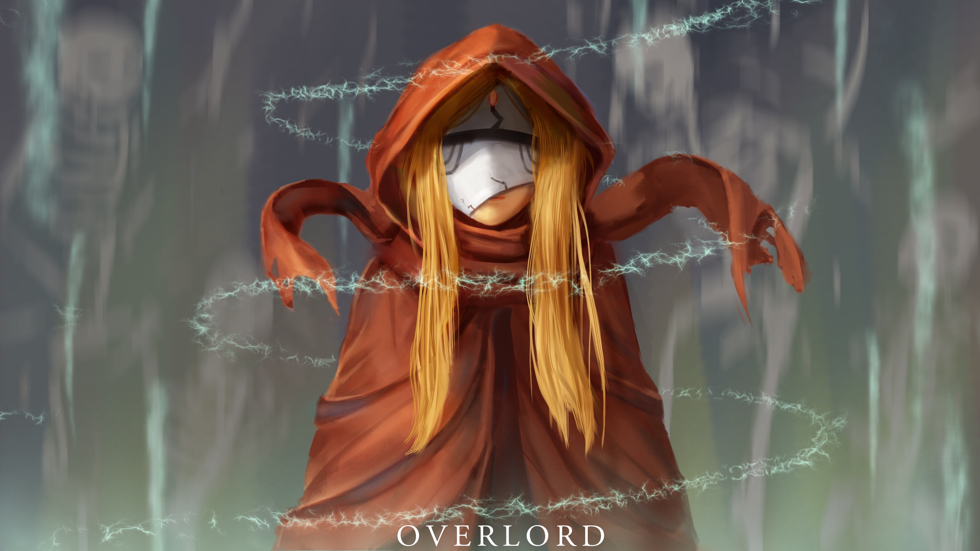 comic art, anime, 2K, anime girls, Evileye (Overlord), Overlord (anime), HD Wallpaper