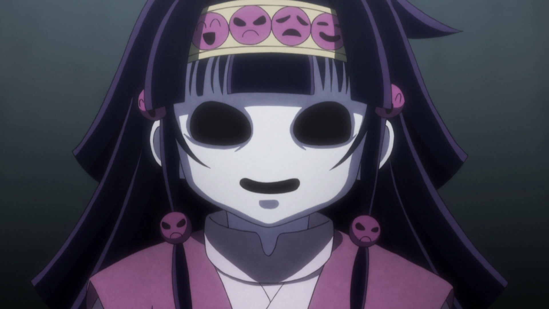 human representation, close-up, Hunter x Hunter, purple, carnival - celebration event, pink color, still life, studio shot, anime, indoors, representation, HD Wallpaper