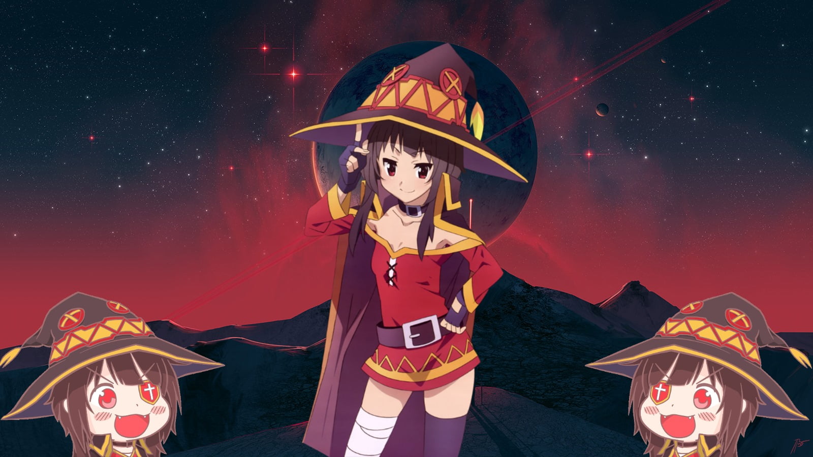 anime girls, Megumin (KonoSuba), 720P, HD Wallpaper