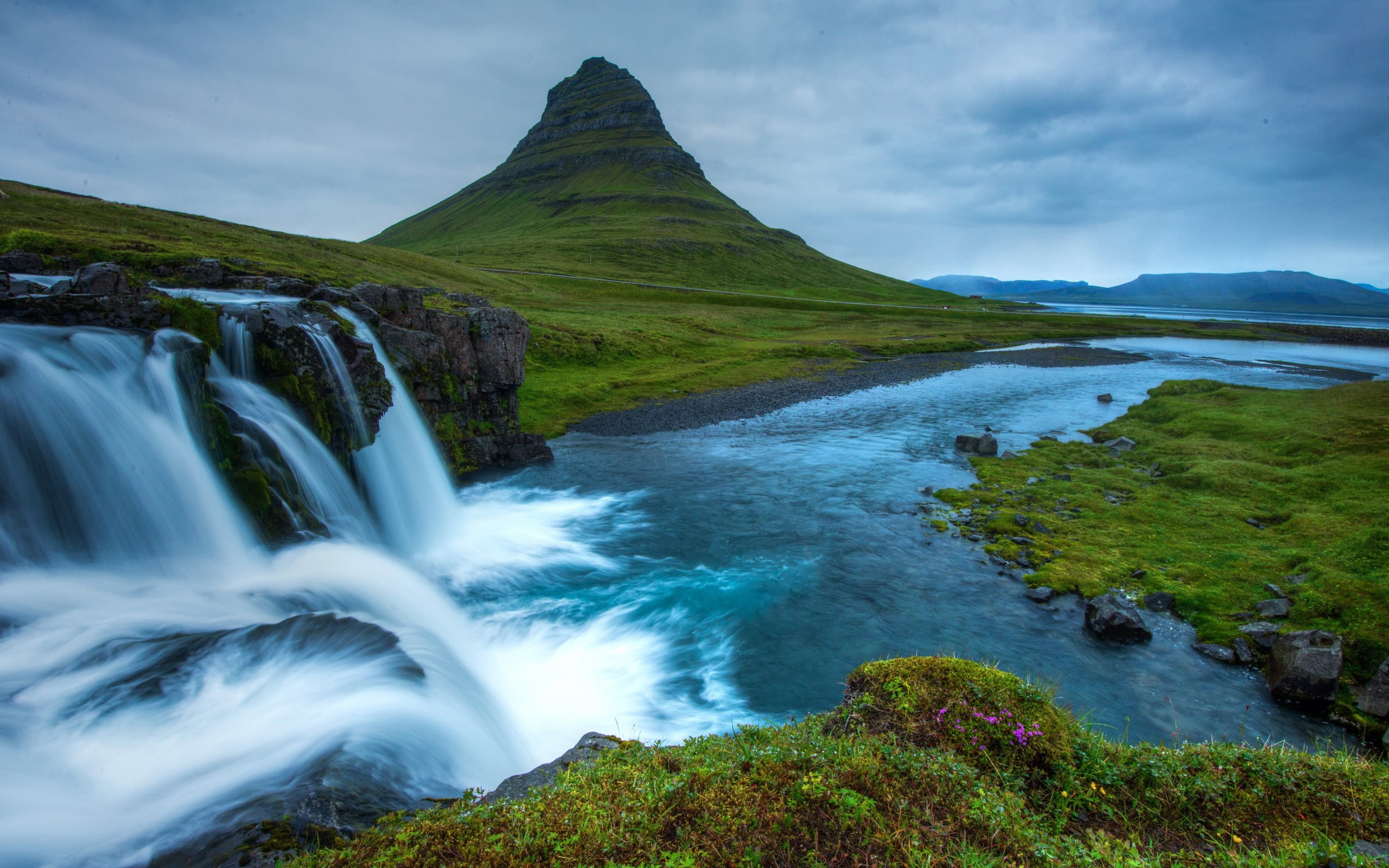 tranquility, wa, no people, outdoors, beauty in nature, plant, sky, mountain, water, flowing, hills, flowing water, land, idyllic, scenery, river, scenics - nature, HD Wallpaper