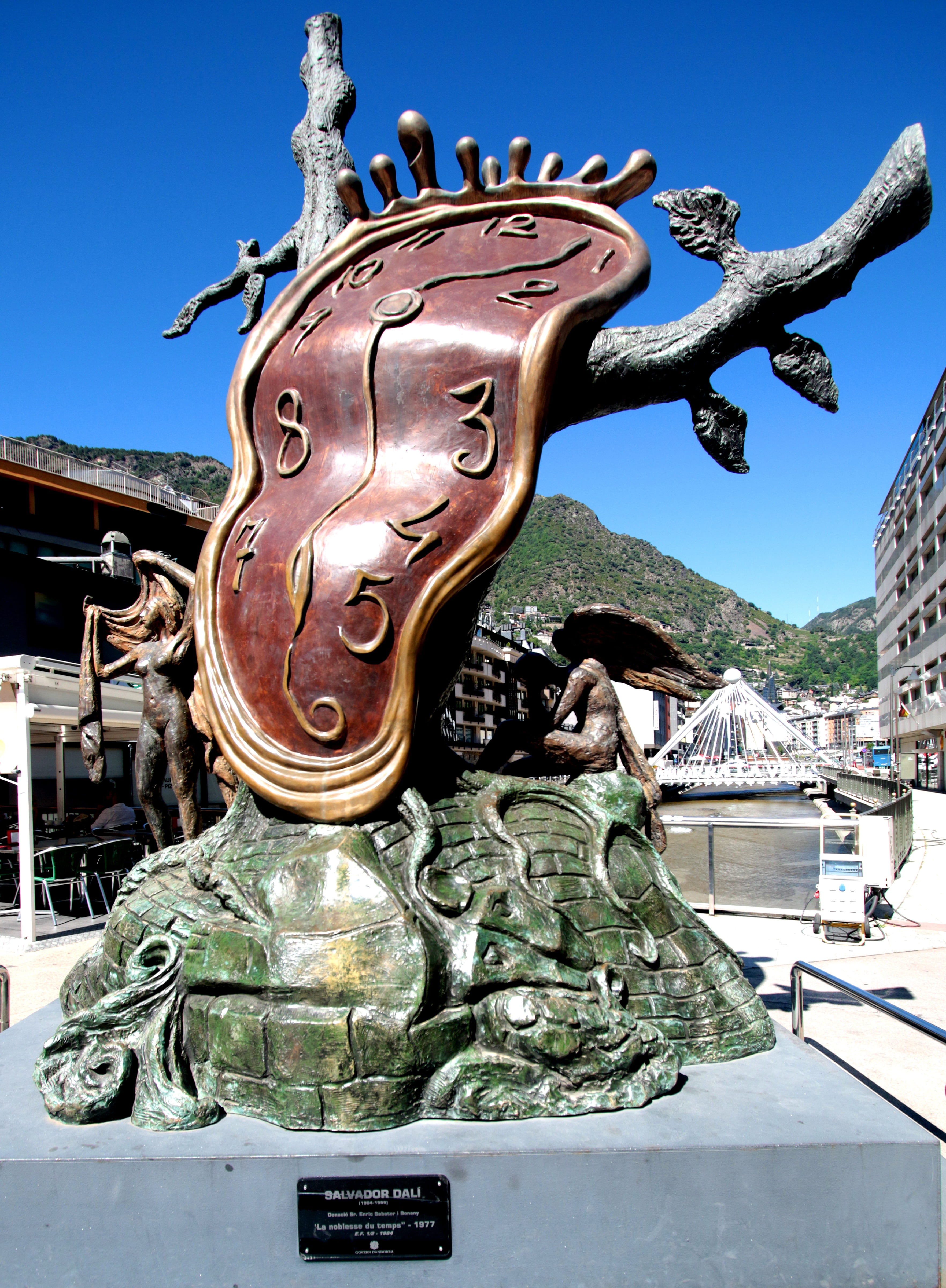 art, nature, andorra, no people, time, andorra la valle, 4K, art and craft, belief, building, day, outdoors, craft, built structure, catalan, artist, statue, Phone HD Wallpaper