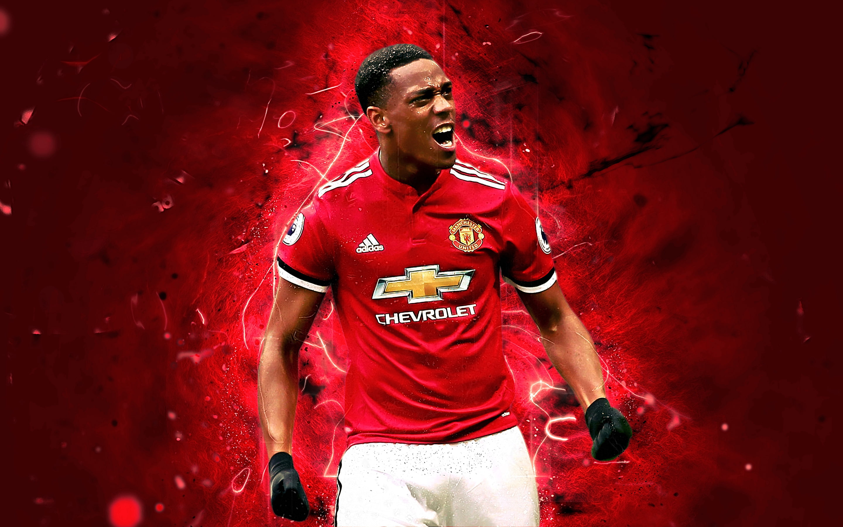 Anthony Martial, Manchester United F.C., French, 2K, Soccer, HD Wallpaper