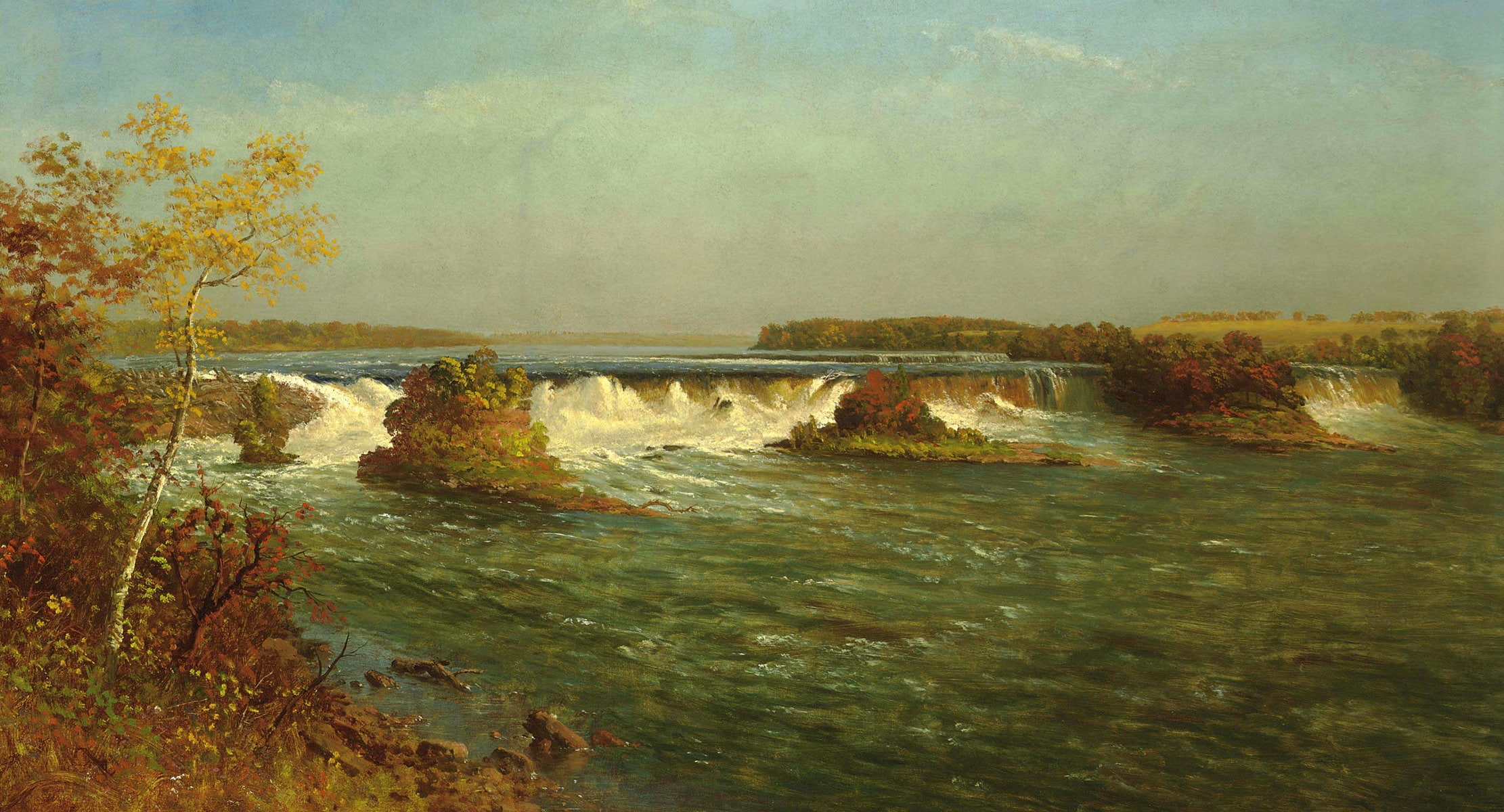 The Falls Of St. Anthony, Albert Bierstadt, landscape, picture, 1080P, HD Wallpaper