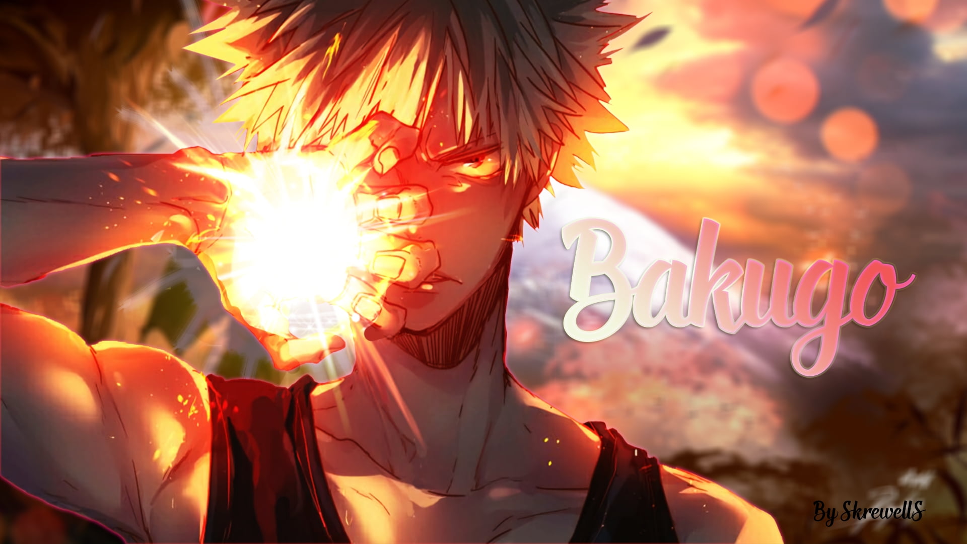 Male, Katsuki Bakugou, Boku no Hero Academia, 1080P, My Hero Acadamia, HD Wallpaper