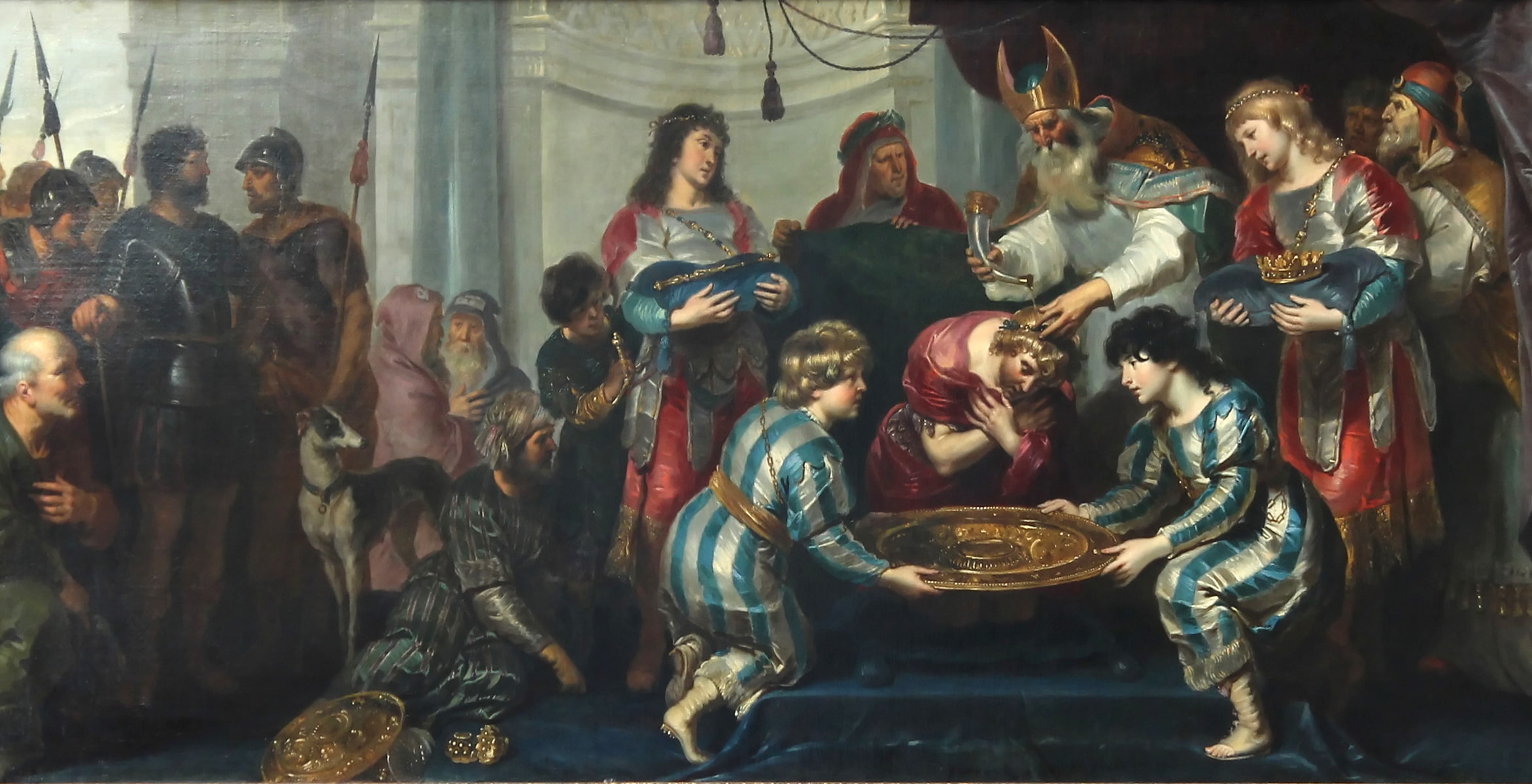 picture, The Coronation Of Solomon, Cornelis de Vos, 1080P, genre, HD Wallpaper