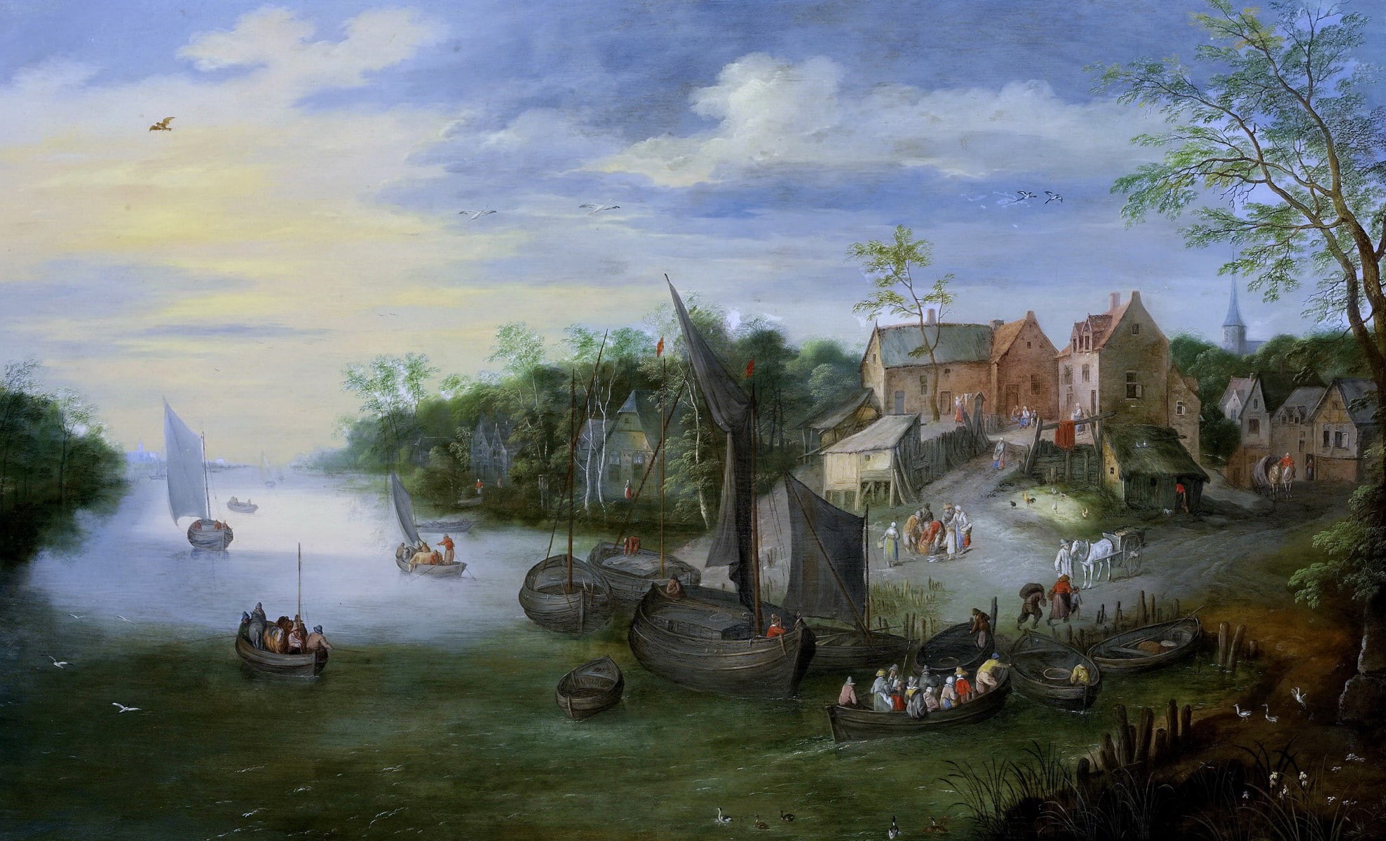 artwork, Jan Brueghel, painting, 1080P, HD Wallpaper