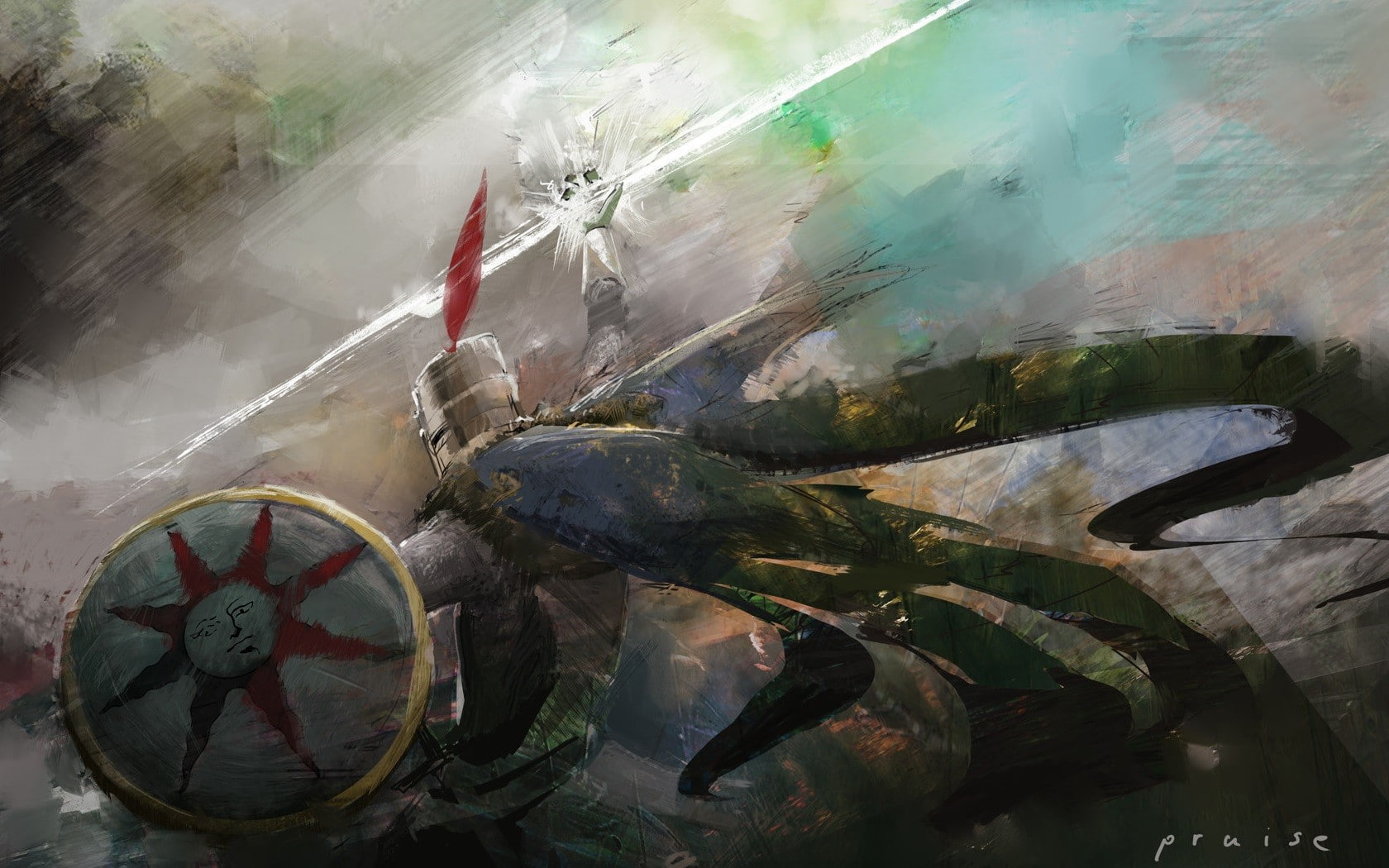 knight, video games, Dark Souls, warrior, 720P, Solaire, HD Wallpaper