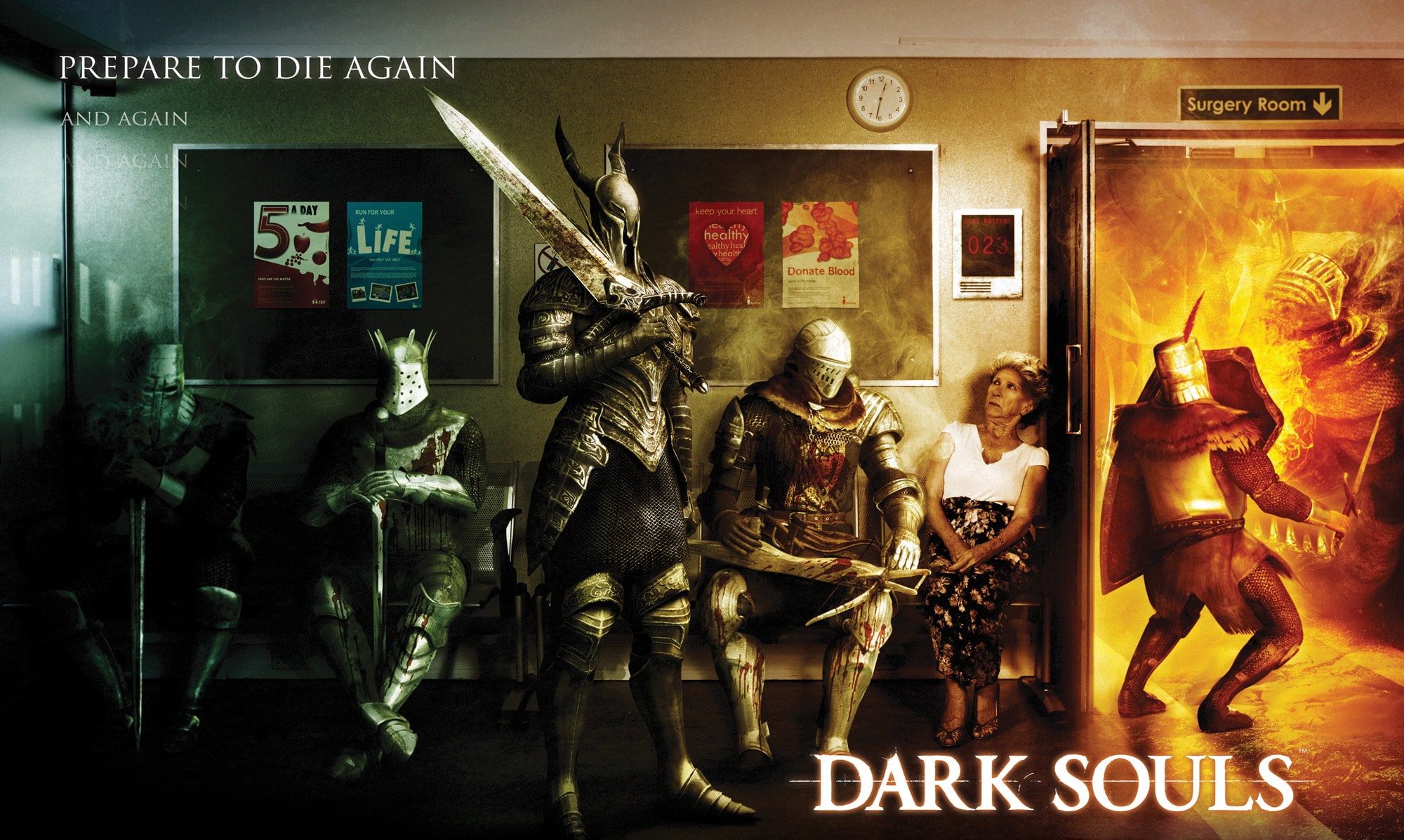 Warrior, Fantasy, Black Knight (Dark Souls), Dark Souls, 1080P, Sword, Solaire of Astora, HD Wallpaper