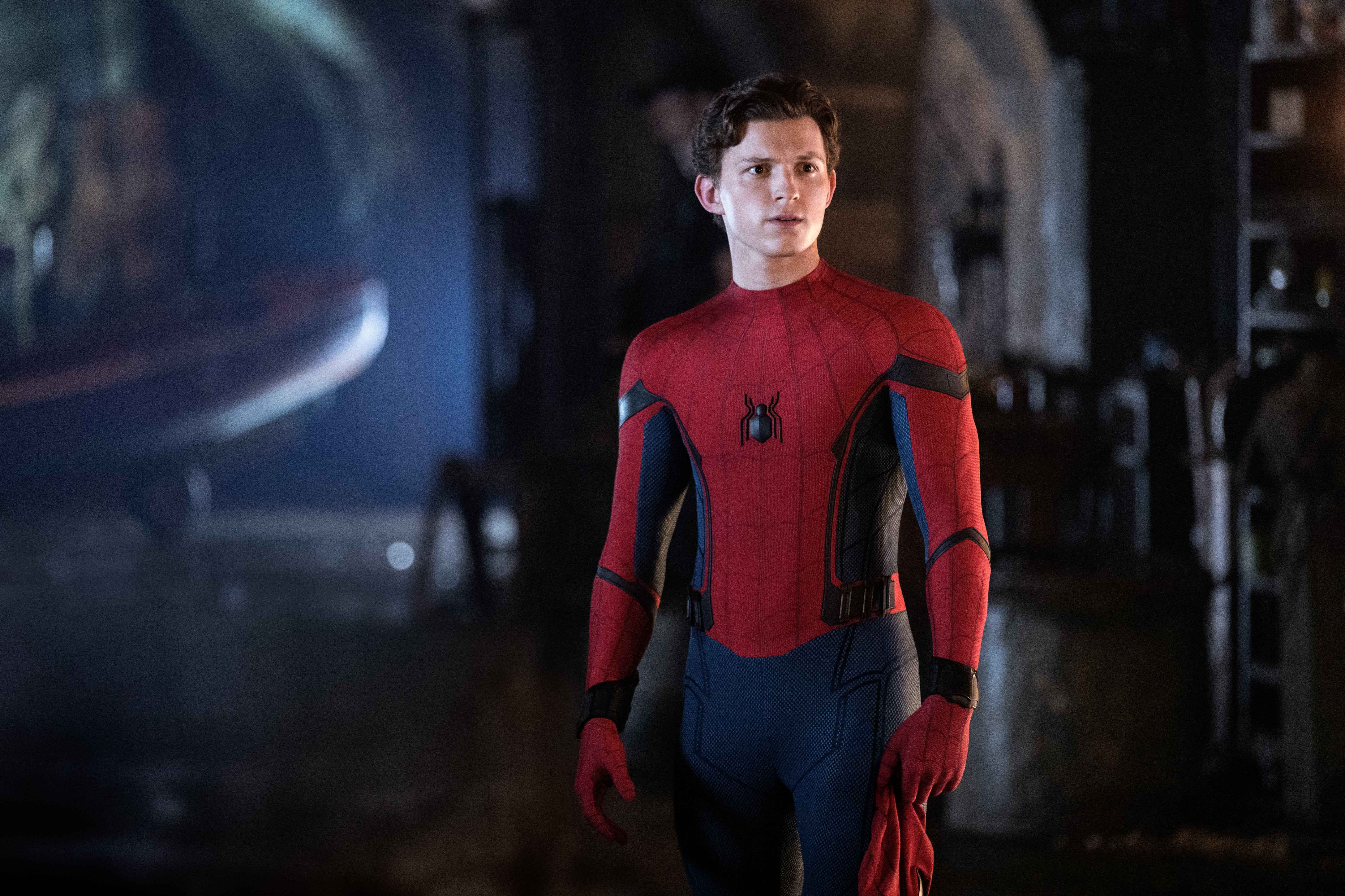 5K, Spider-Man, Tom Holland, Spider-Man: Far From Home, HD Wallpaper