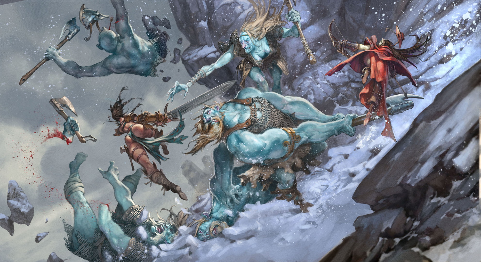 Battle, Game, Warrior, Magic: The Gathering, Woman Warrior, 1080P, Giant, HD Wallpaper