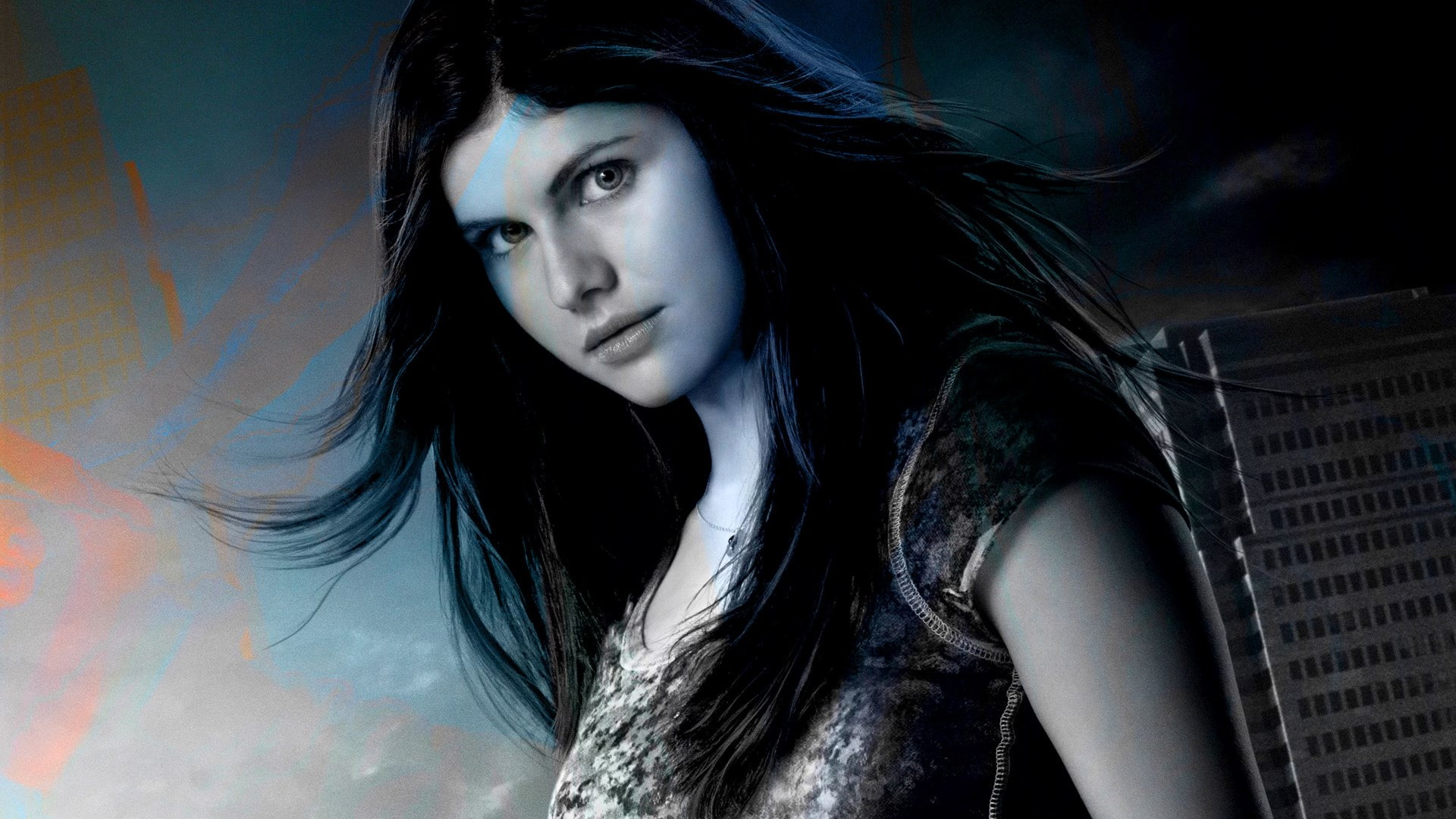women, hairstyle, black hair, headshot, looking away, indoors, front view, 1080P, beauty, portrait, adult, looking, percy jackson and the olympians the lightning thief, HD Wallpaper