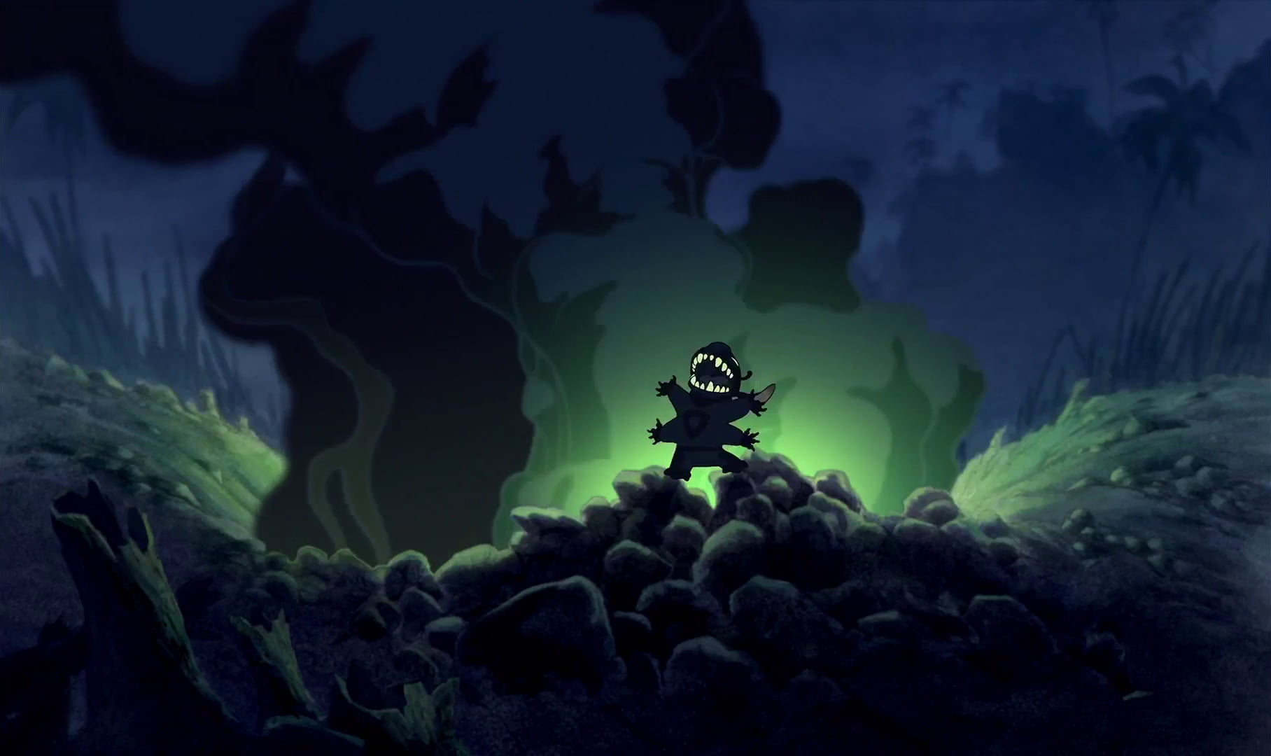 Lilo and Stitch, Stitch, 720P, laughing, HD Wallpaper