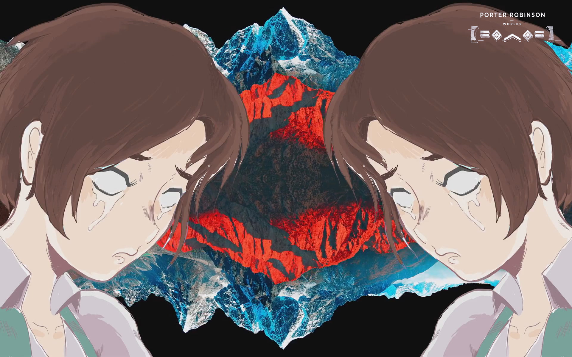 science, nature, 1080P, art and craft, close-up, representation, people, portrait, human representation, multi colored, paint, body part, black background, HD Wallpaper