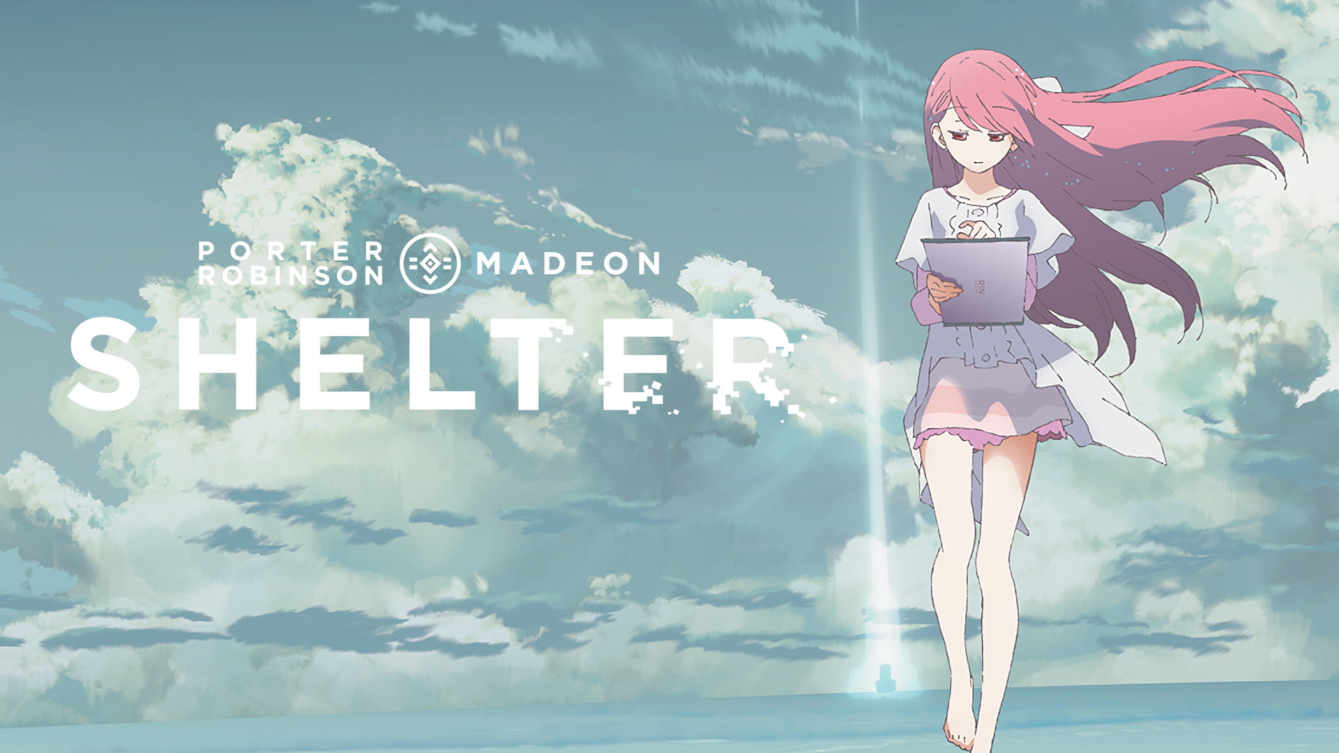 real people, cloud - sky, standing, digital composite, day, Rin (Shelter), beautiful woman, hairstyle, water, 1080P, clothing, Shelter, women, sky, lifestyles, HD Wallpaper
