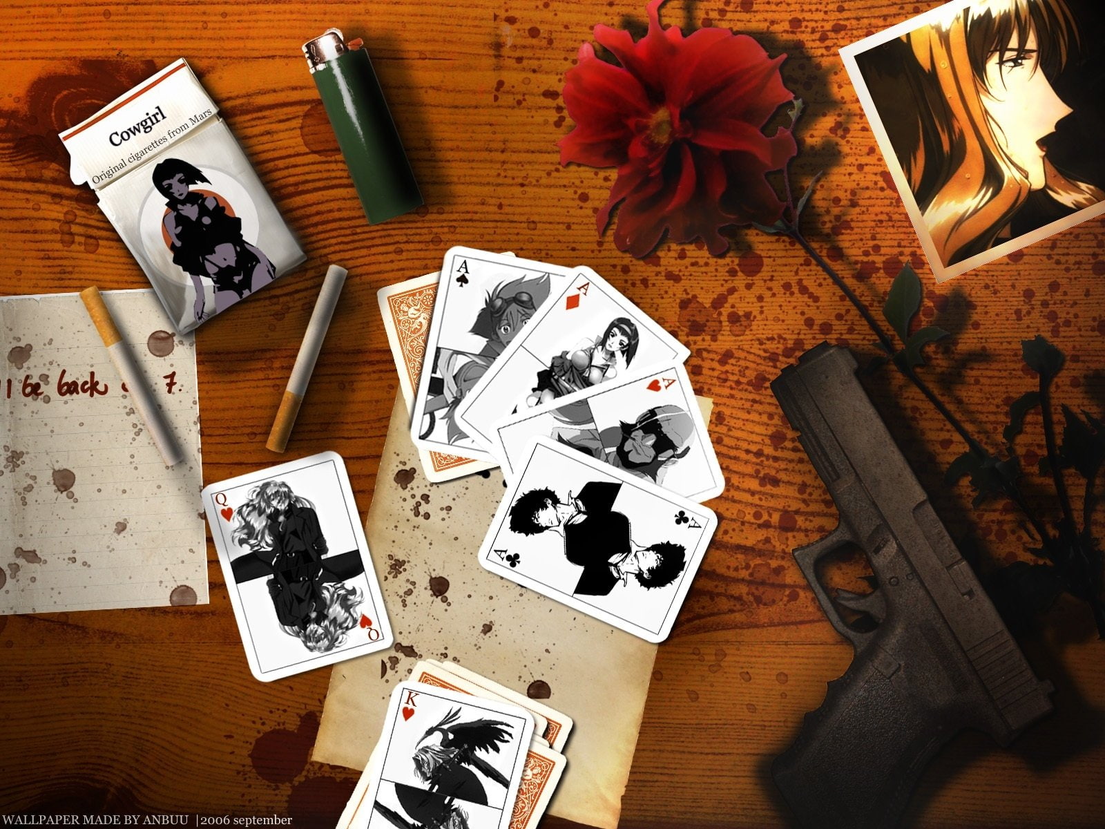 Cowboy Bebop, 720P, Vicious (Cowboy Bebop), Spike Spiegel, Faye Valentine, Anime, Jet Black, HD Wallpaper