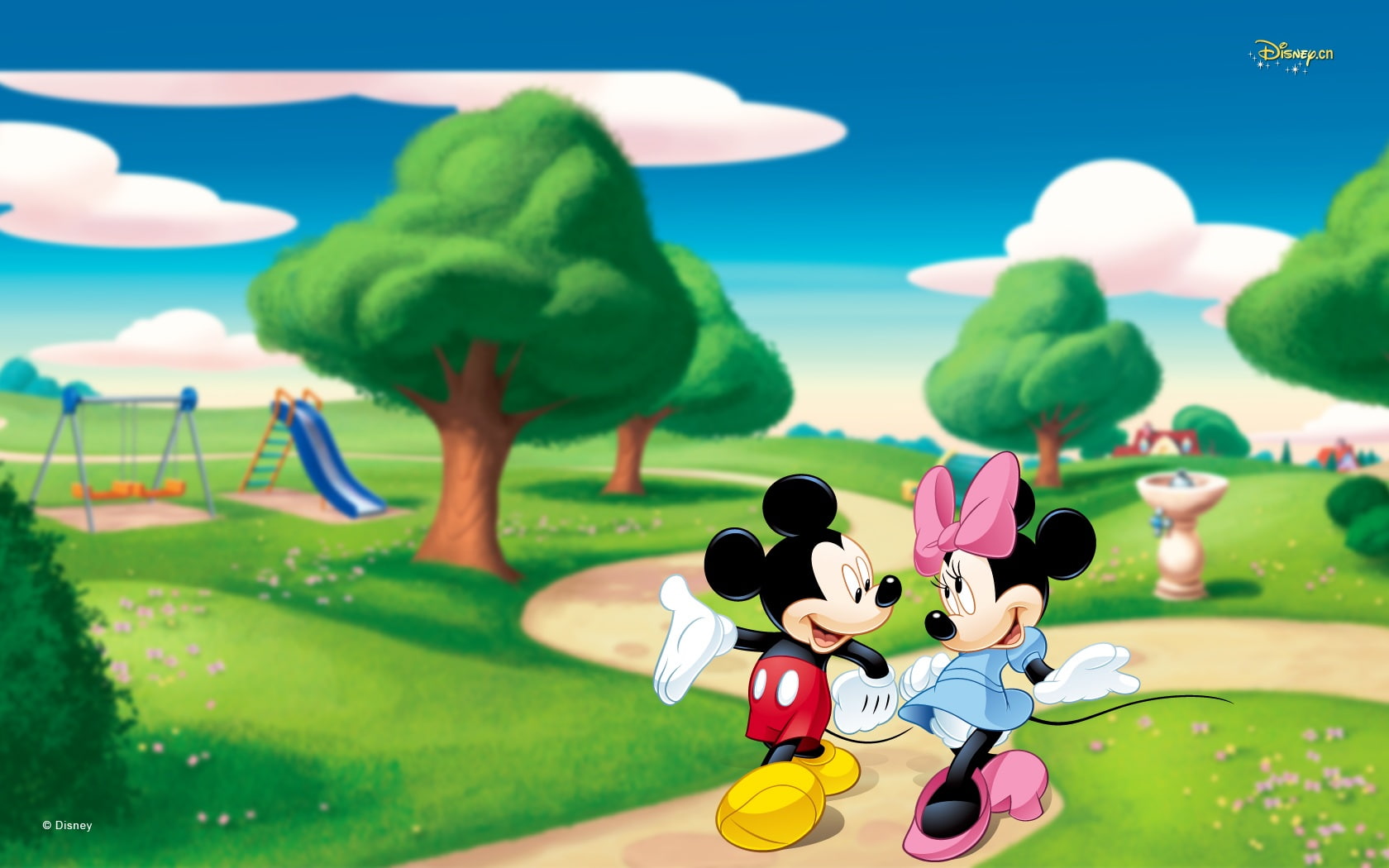 720P, mickey, Friend, Disney, poster, mouse, close, minnie, HD Wallpaper
