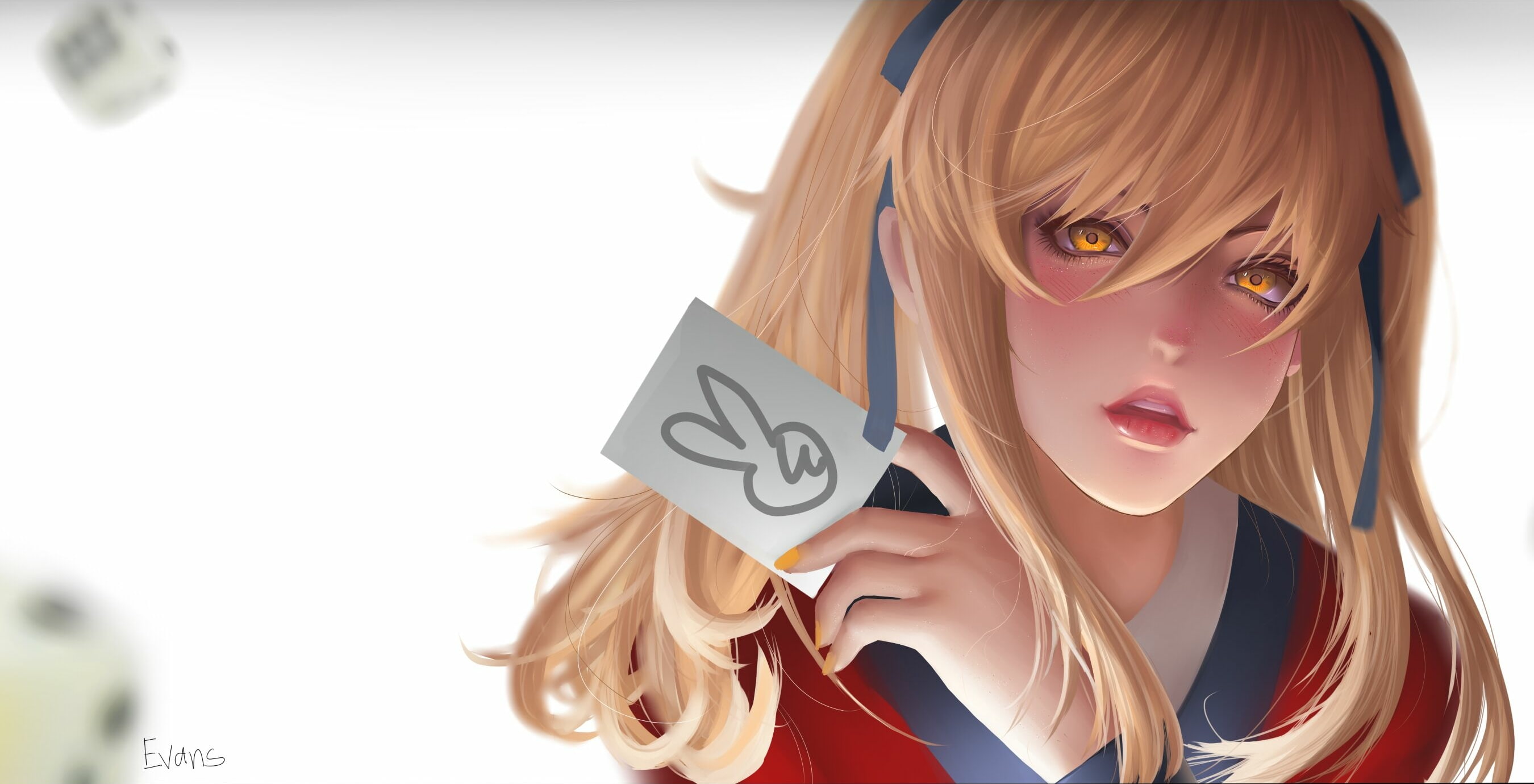 anime girls, 2K, Saotome Meari, Kakegurui, HD Wallpaper