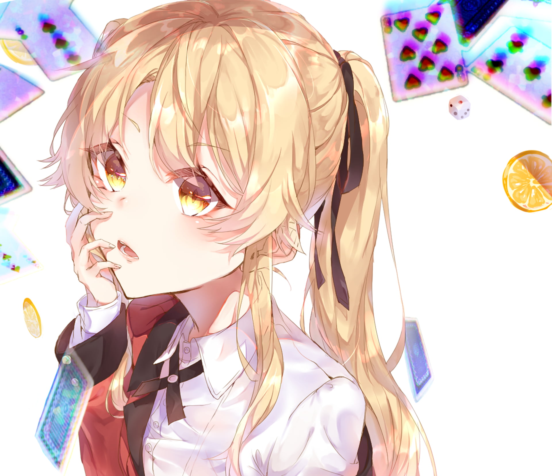 Anime, Kakegurui, 1080P, Mary Saotome, HD Wallpaper