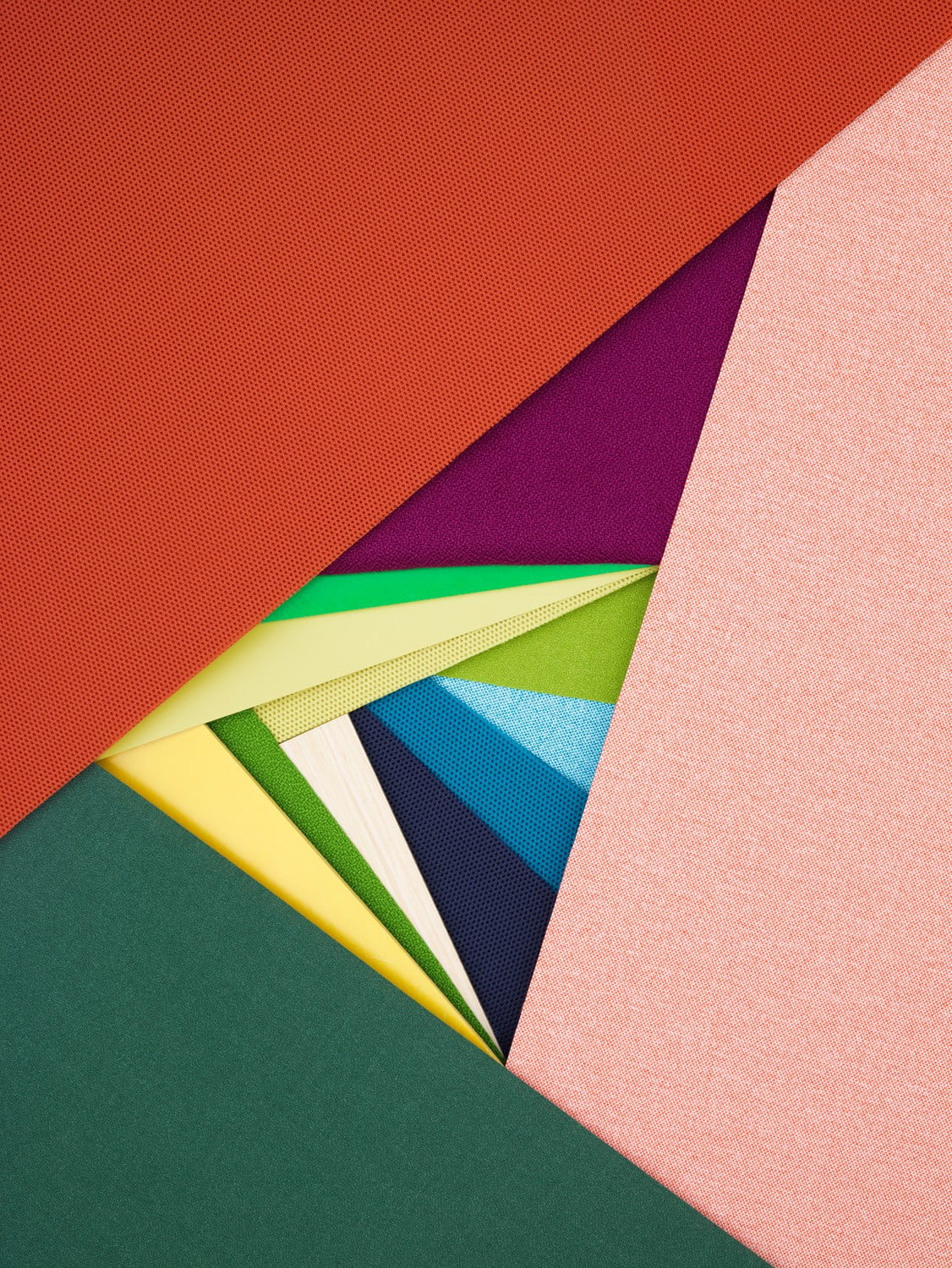 close-up, yellow, pattern, abstract, paper, craft, minimalism, studio shot, creativity, artwork, colors, Google, geometric Shape, 720P, sheet, material style, Phone HD Wallpaper