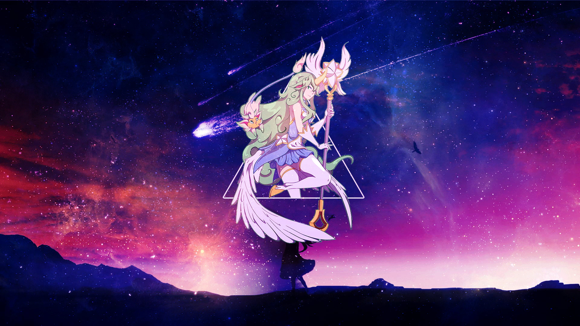Photoshop, Soraka (League of Legends), League of Legends, PC gaming, Platinum Conception s, 1080P, video game art, HD Wallpaper