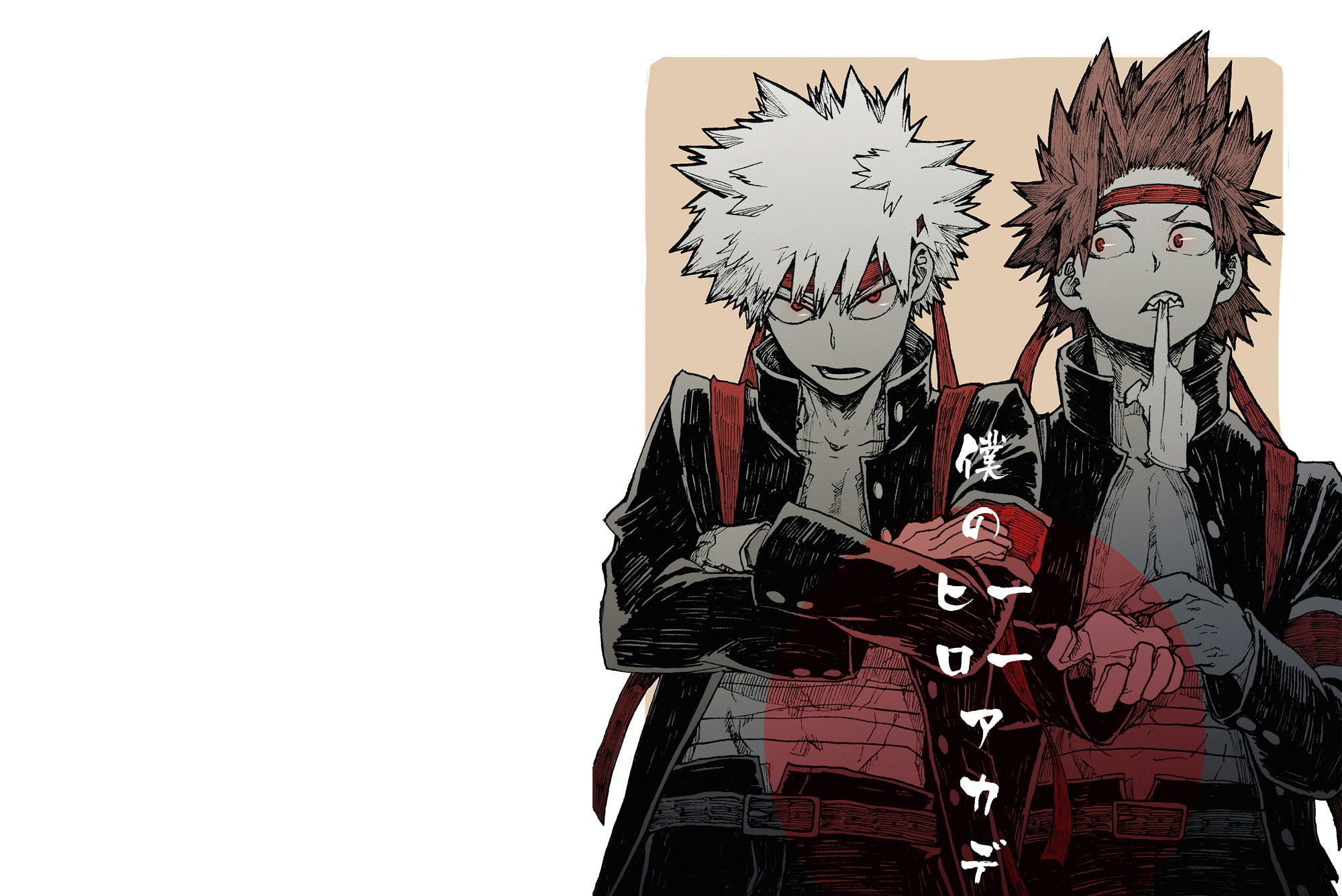 Anime, Eijiro Kirishima, My Hero Academia, Katsuki Bakugou, 1080P, HD Wallpaper