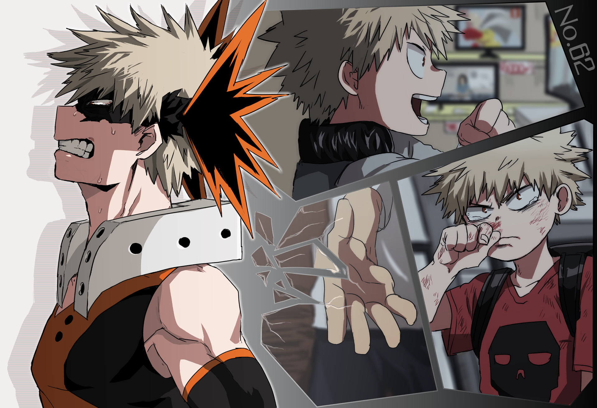 women, mask, two people, indoors, disguise, costume, lifestyles, My Hero Academia, 1080P, representation, leisure activity, creativity, Anime, arts culture and entertainment, HD Wallpaper