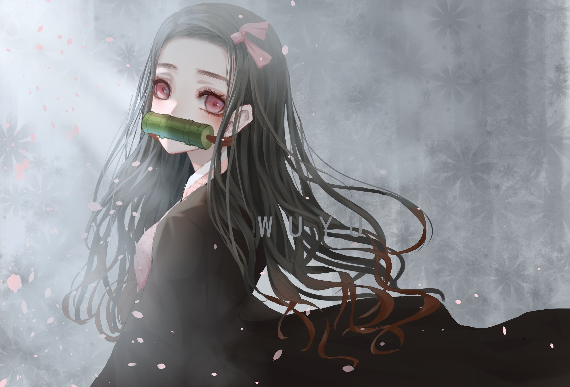1080P, Nezuko Kamado, Demon Slayer: Kimetsu no Yaiba, Anime, HD Wallpaper