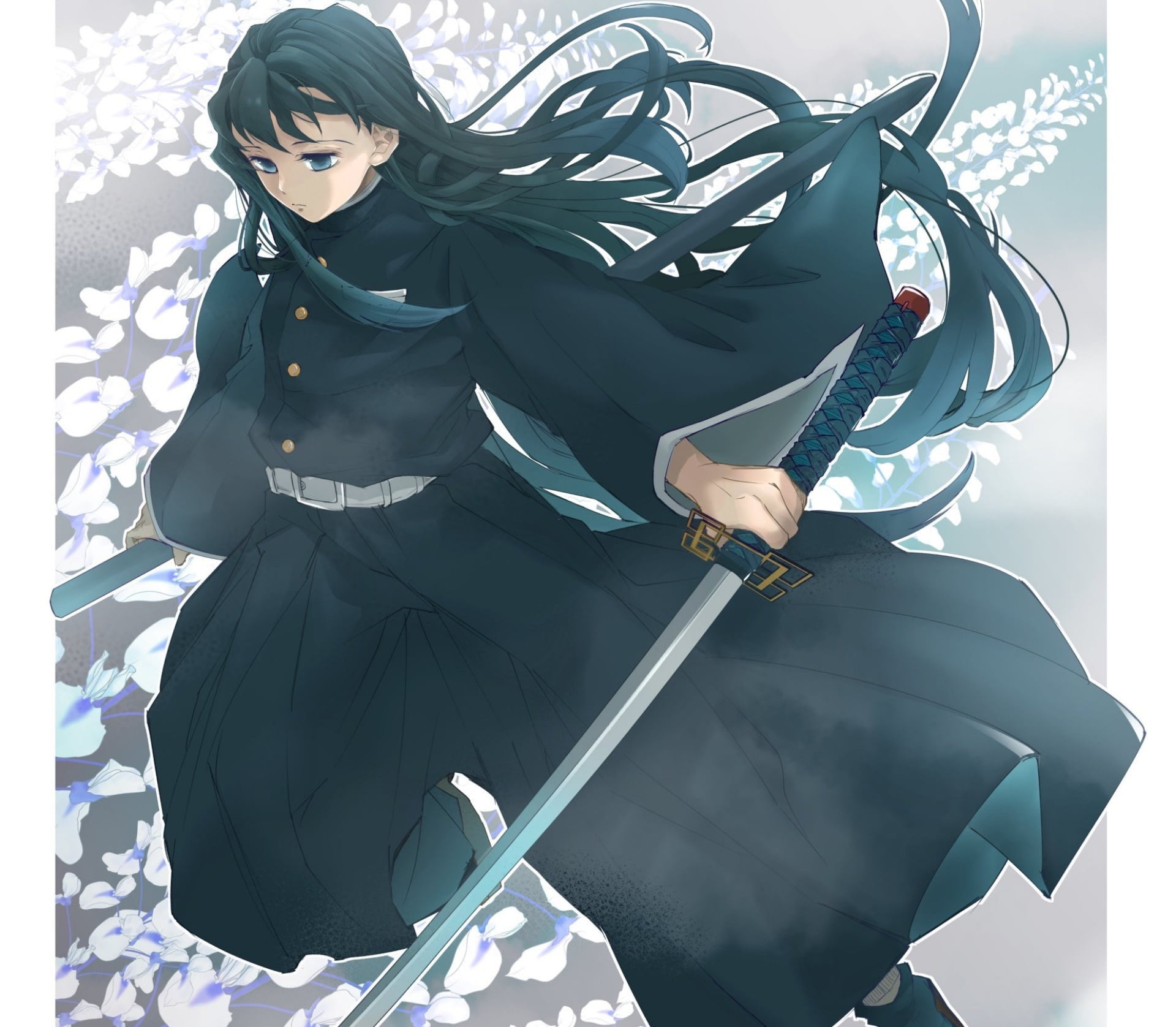 Tokitou Muichirou, Demon Slayer: Kimetsu no Yaiba, 1080P, Anime, HD Wallpaper
